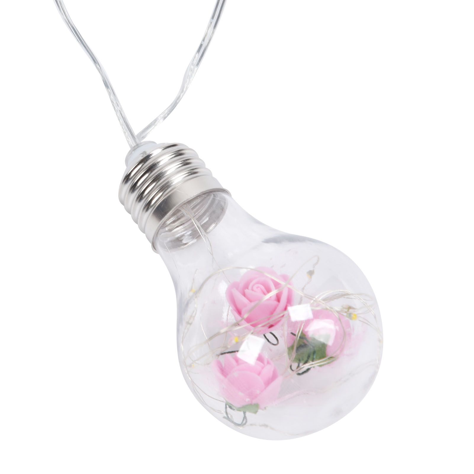 Light String 100LEDs Copper Wire Light String Artificial Rose E27 Bulb view 14