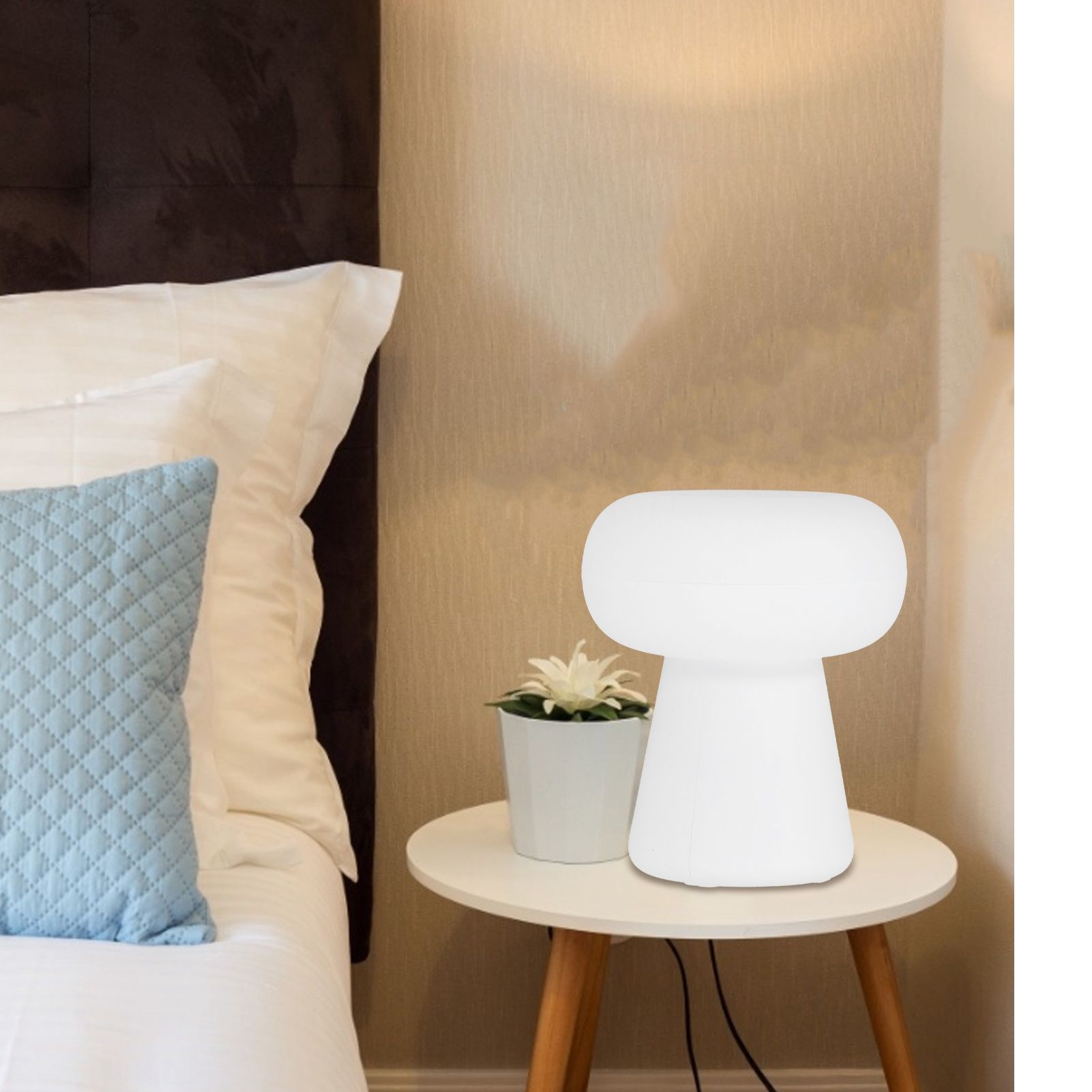 Night Light 3W Mushroom Shape Sensor Lamp USB Powered Desktop Light for Indoor view 11
