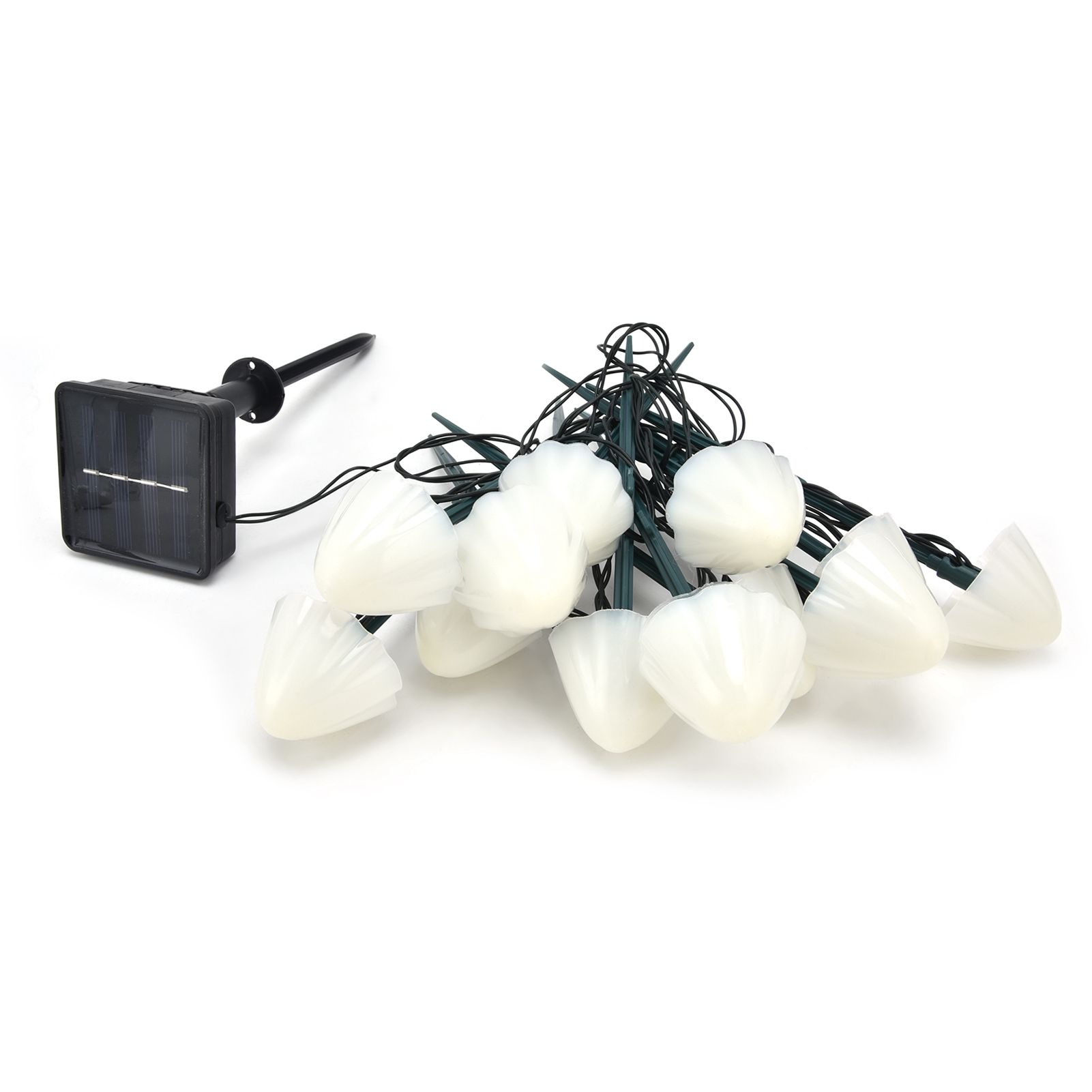Solar Mushroom Shaped Light String Waterproof Decorative Lamp with 12LEDs 2 — image 1