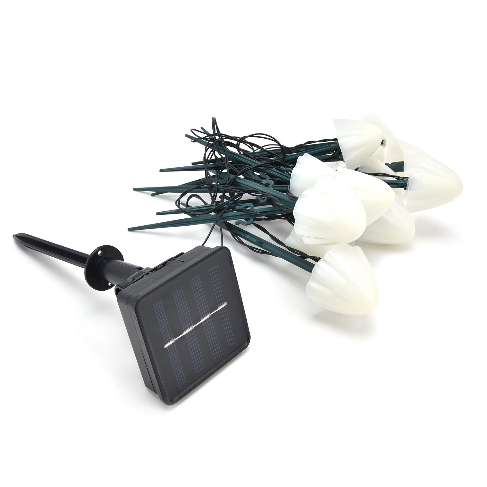 Solar Mushroom Shaped Light String Waterproof Decorative Lamp with 12LEDs 2 view 2