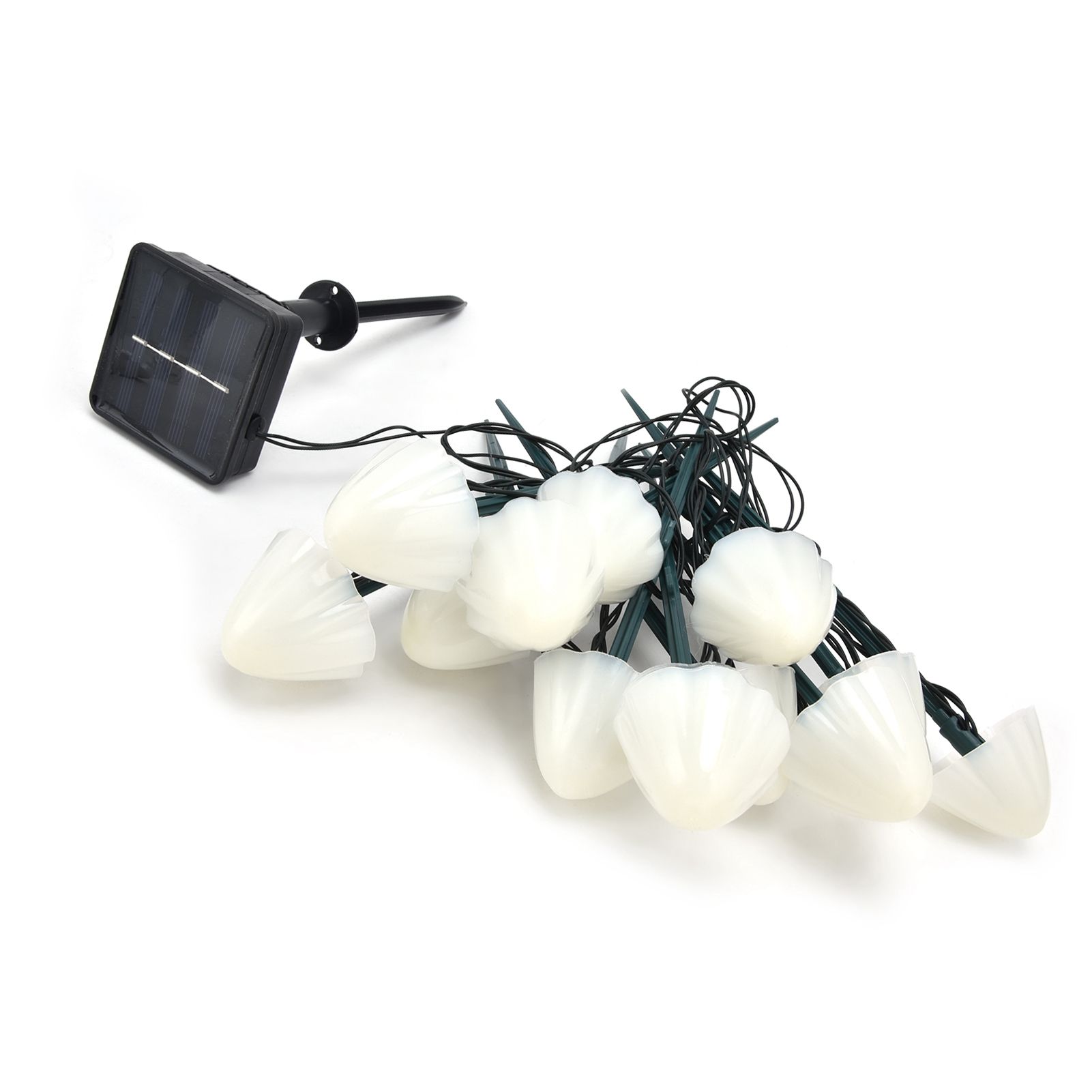 Solar Mushroom Shaped Light String Waterproof Decorative Lamp with 12LEDs 2 view 6