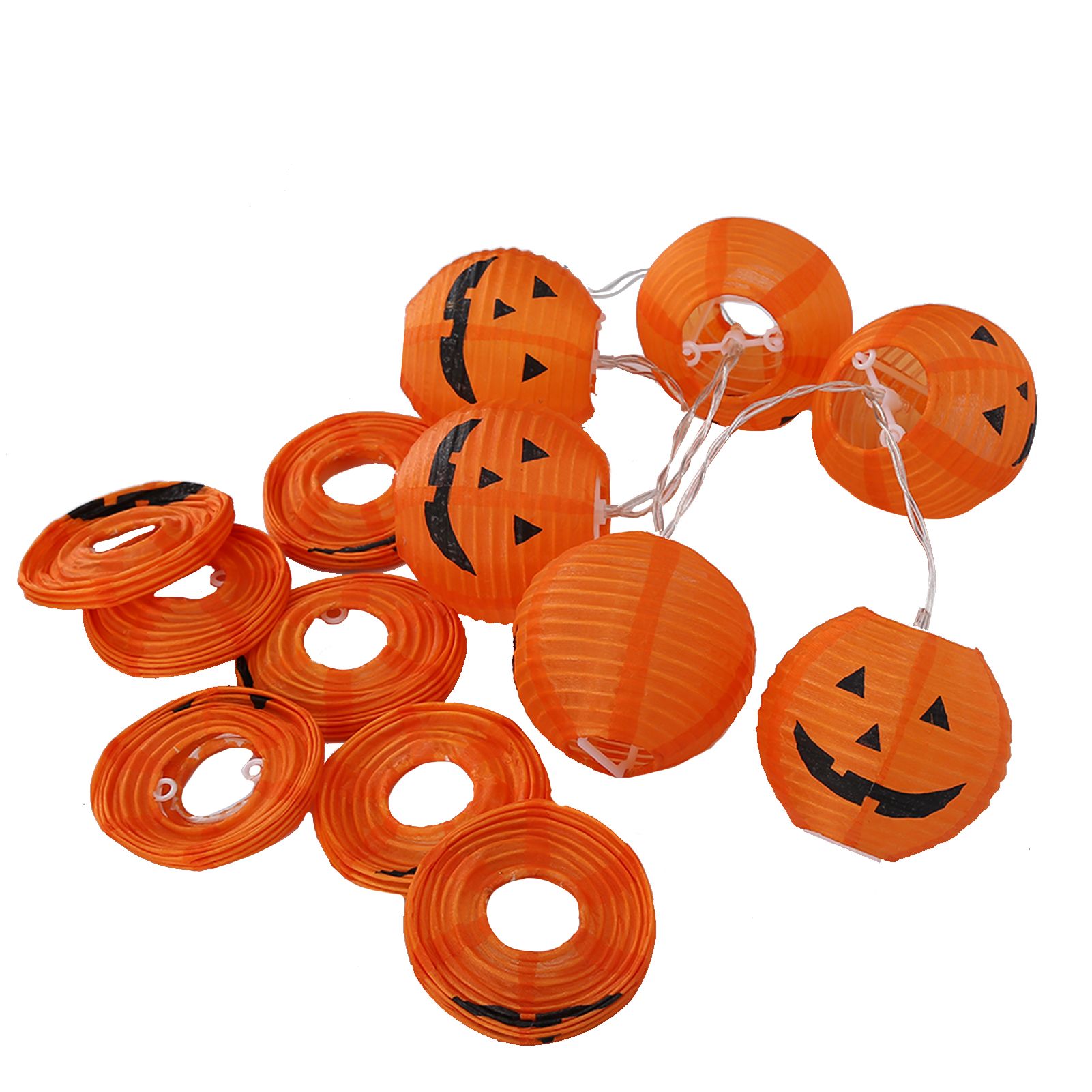 3m Halloween Pumpkin Lantern String LED Halloween Pumpkin String Lights for view 9