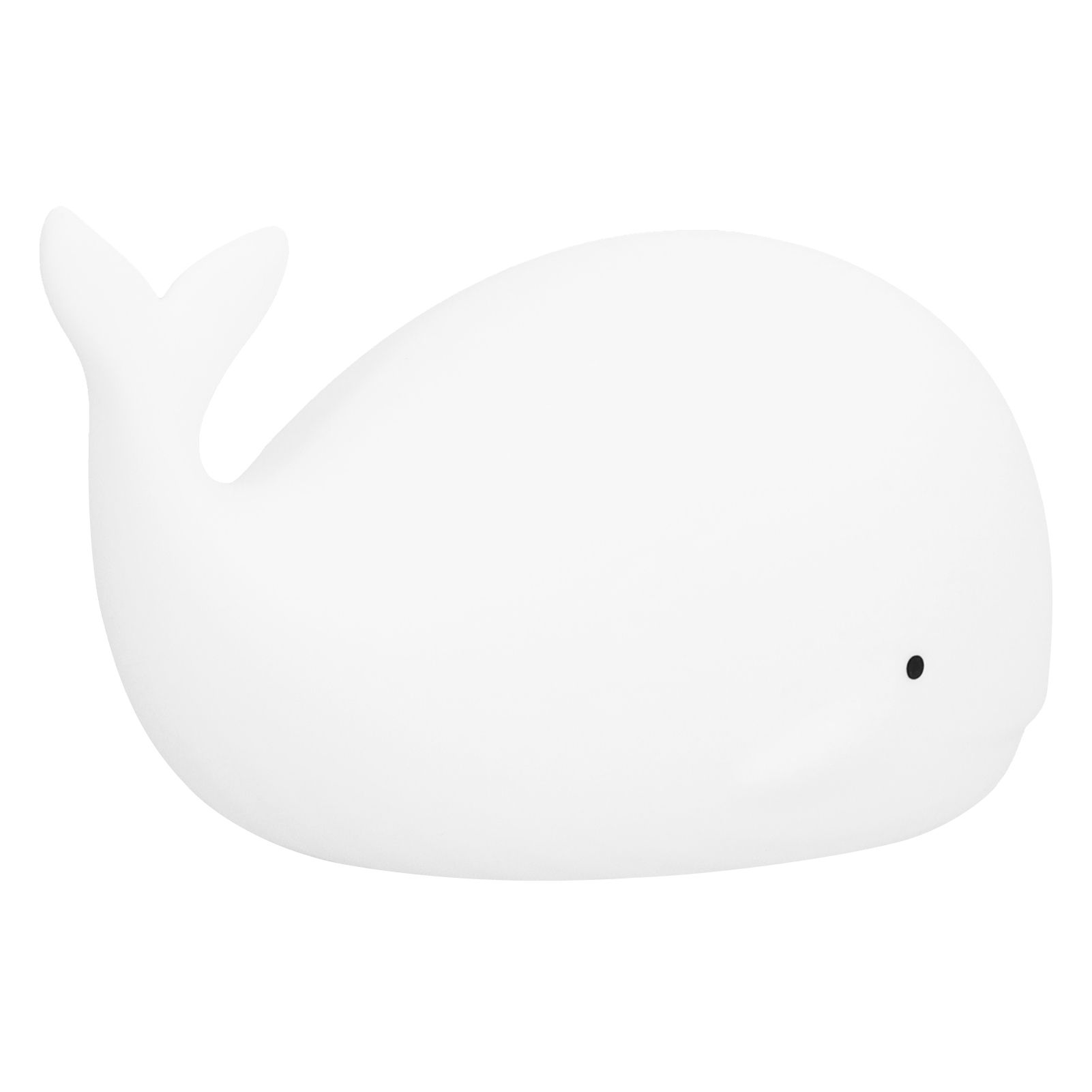 Silicone Night Light USB Charging Cute Whale Shaped Tap Lamp with 3 Lighting view 2