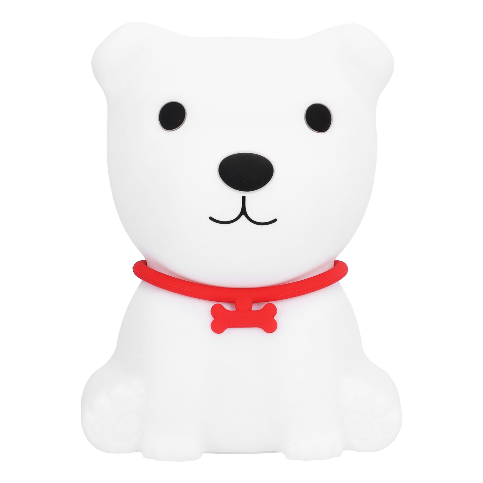 Cute Dog Shaped Silicone Lamp Kids Night Light Portable Bedside Light for Baby view 7