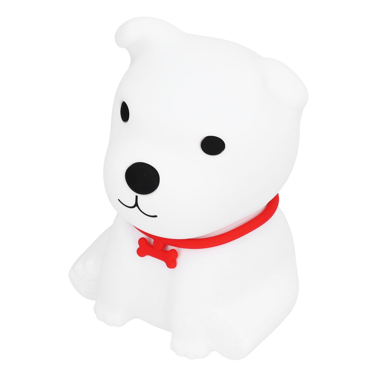 Cute Dog Shaped Silicone Lamp Kids Night Light Portable Bedside Light for Baby view 8