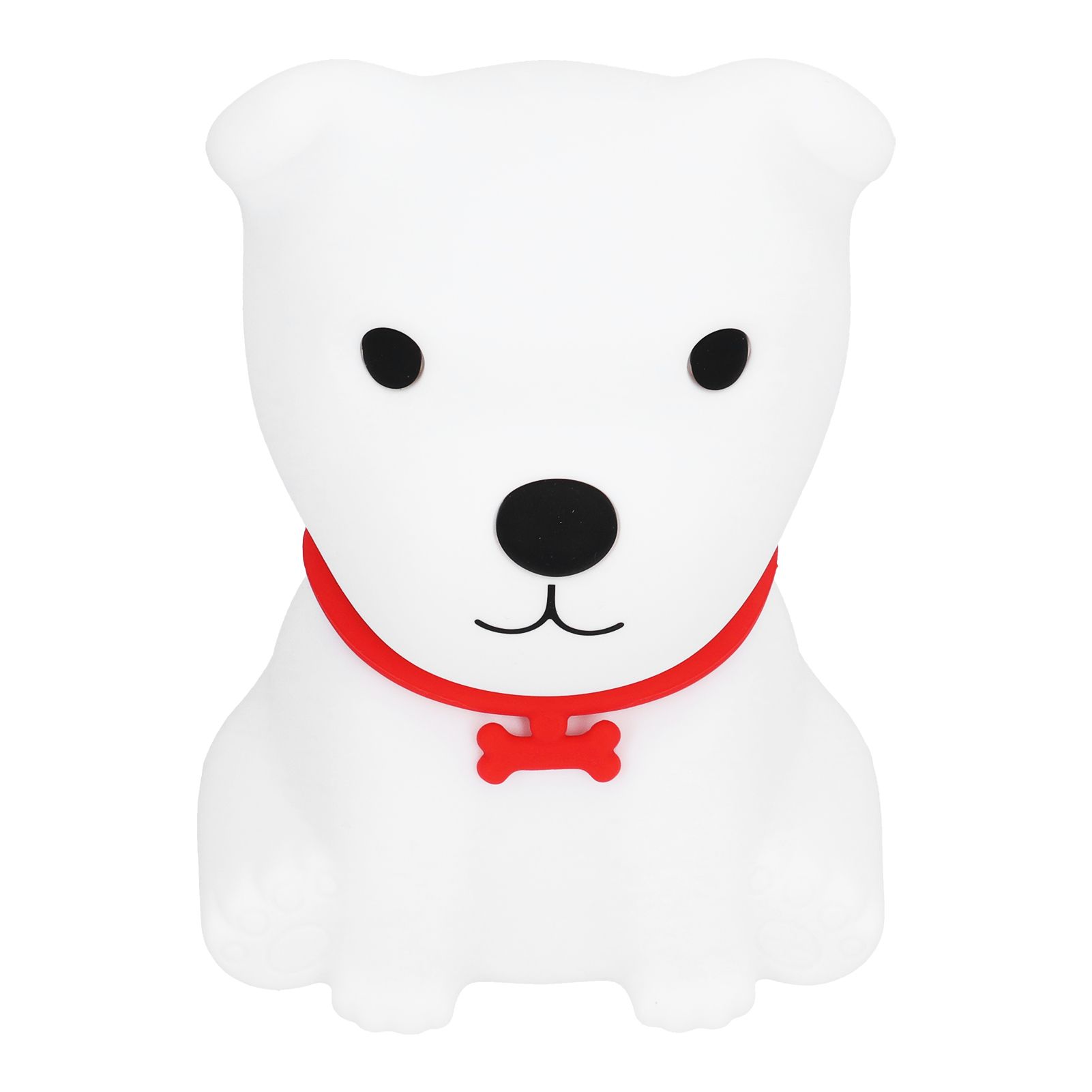 Cute Dog Shaped Silicone Lamp Kids Night Light Portable Bedside Light for Baby view 9