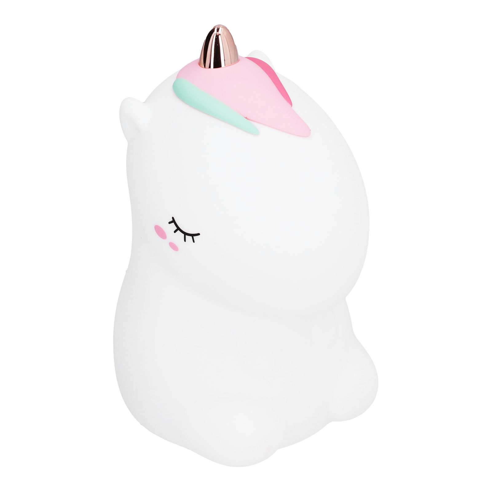 LED Animal Night Light USB Charging Silicone Cute Color Changing Lamp for view 2