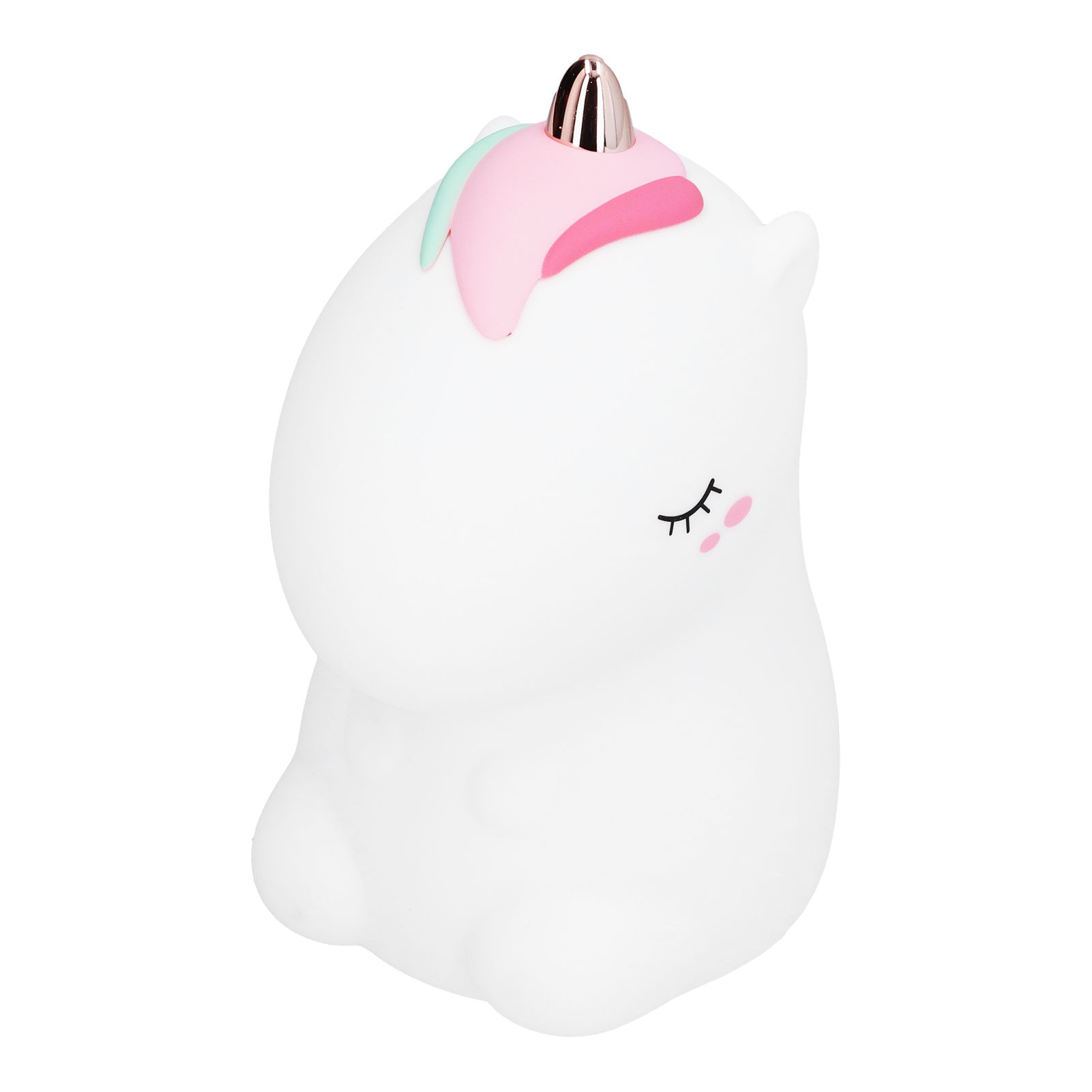 LED Animal Night Light USB Charging Silicone Cute Color Changing Lamp for view 3
