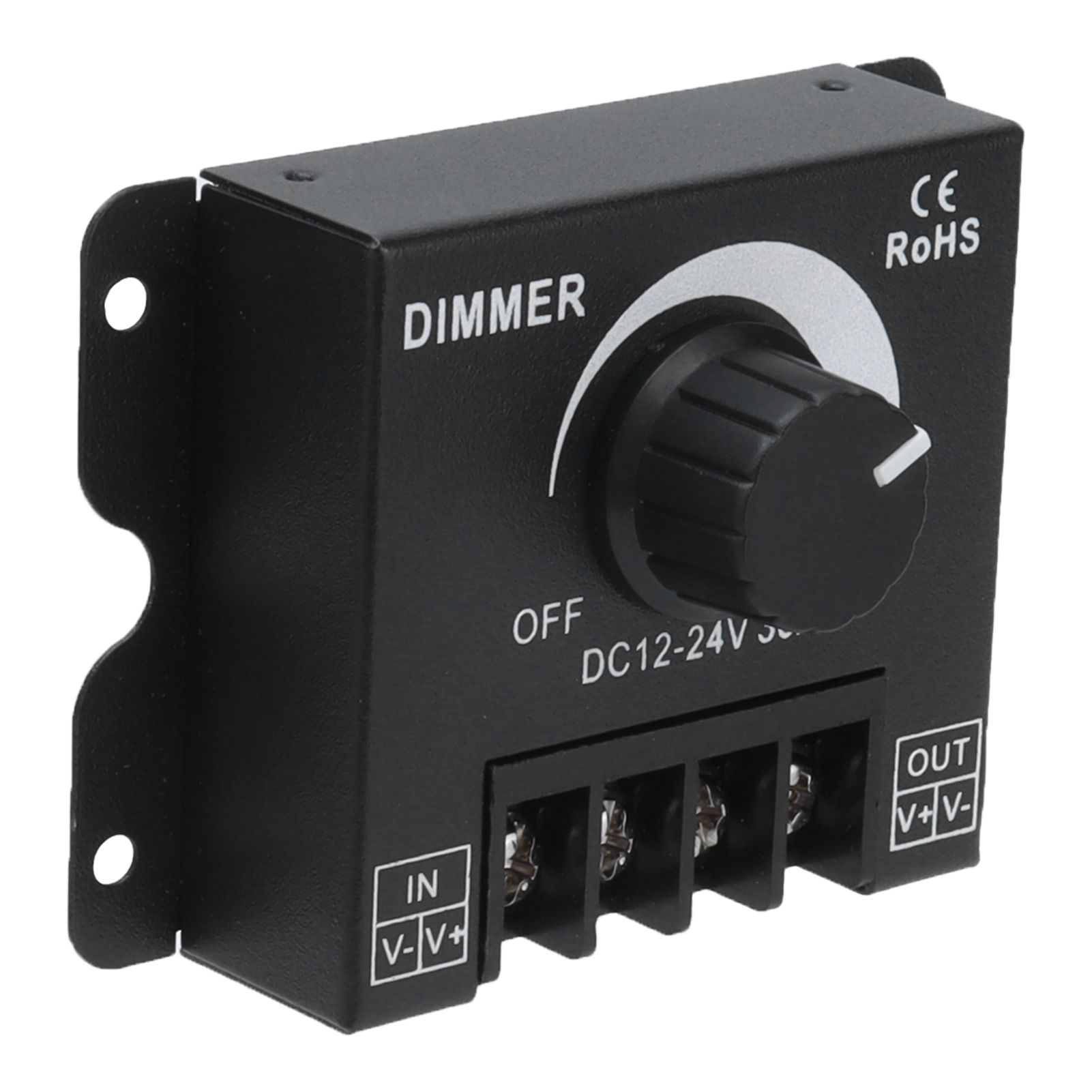 30A LED Dimmer PWM Unicolor Single Channel Adjustable Dimming Controller DC view 3