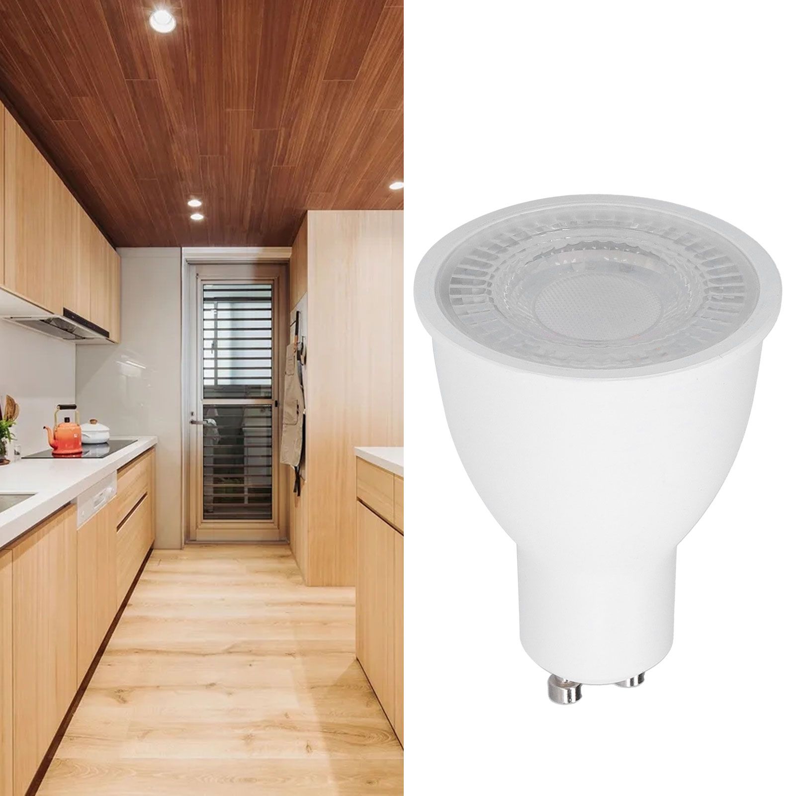 10W GU10 LED Light Bulb 1100LM Spotlight Bulb Home Embedded Lighting for view 12