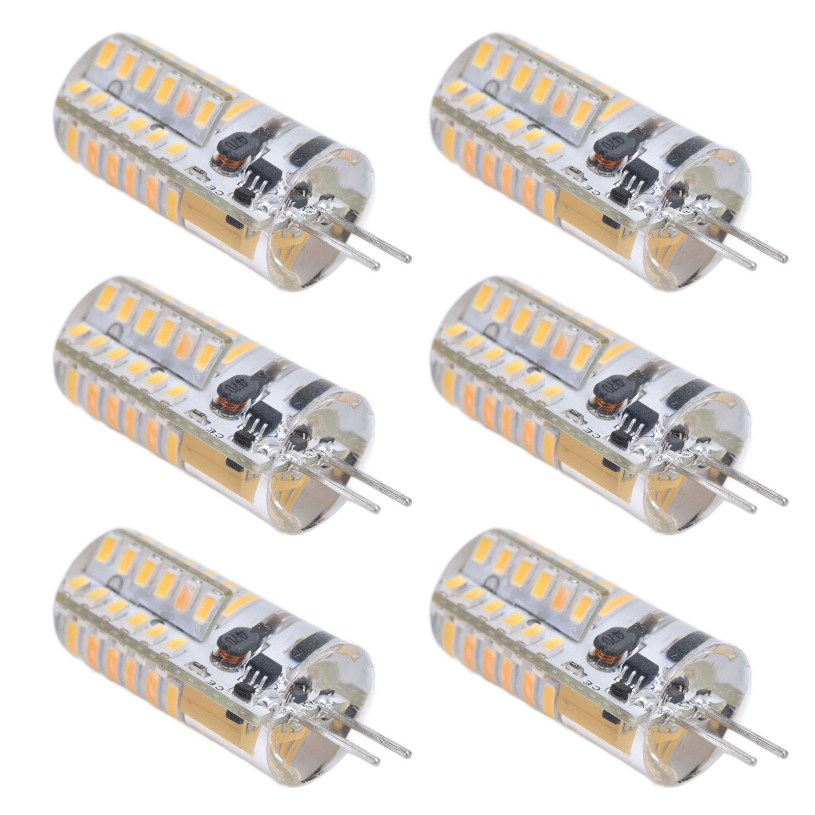 6Pcs LED Bulb Easy Install Light Transmission Uniform Light Output Color Bulb view 3