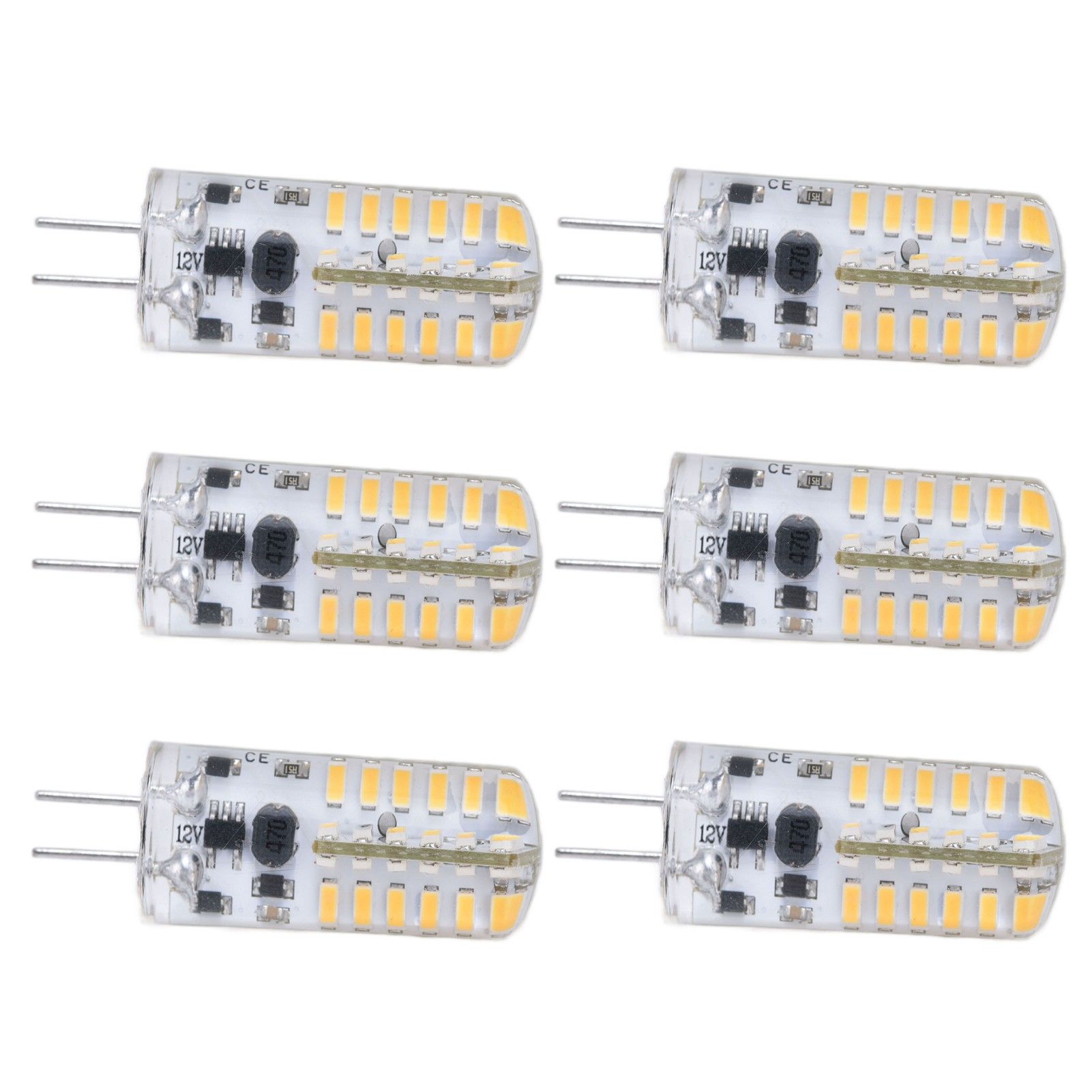 6Pcs LED Bulb Easy Install Light Transmission Uniform Light Output Color Bulb view 5