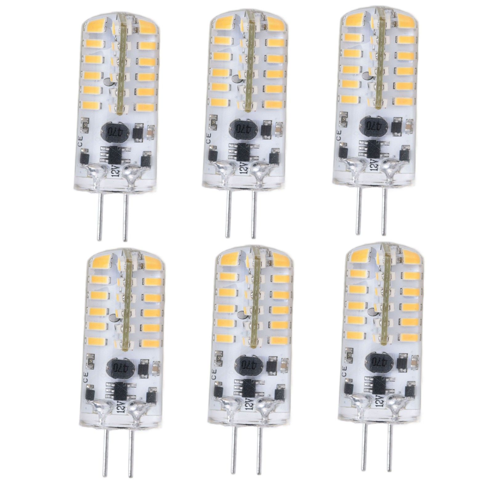 6Pcs LED Bulb Easy Install Light Transmission Uniform Light Output Color Bulb view 6