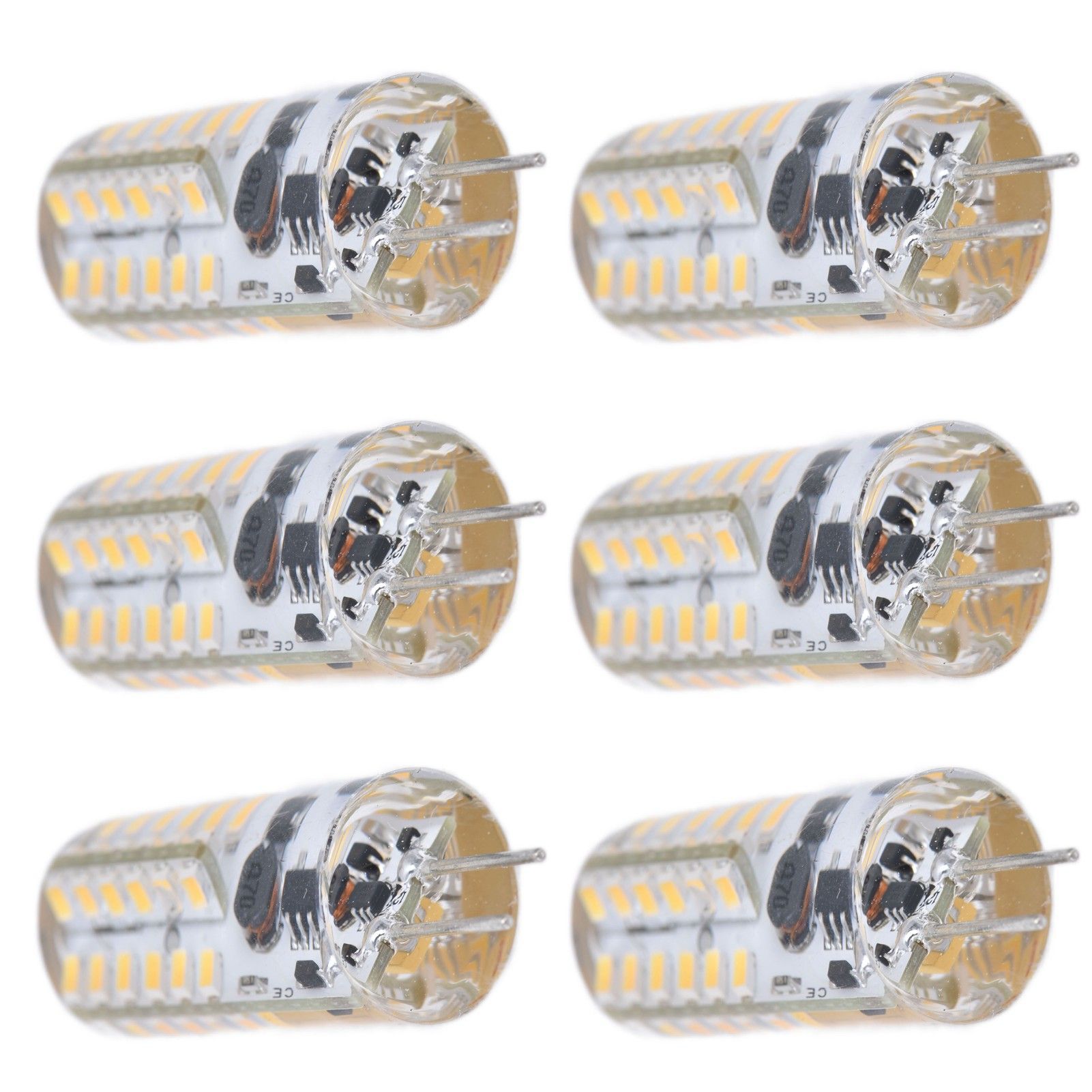 6Pcs LED Bulb Easy Install Light Transmission Uniform Light Output Color Bulb view 7