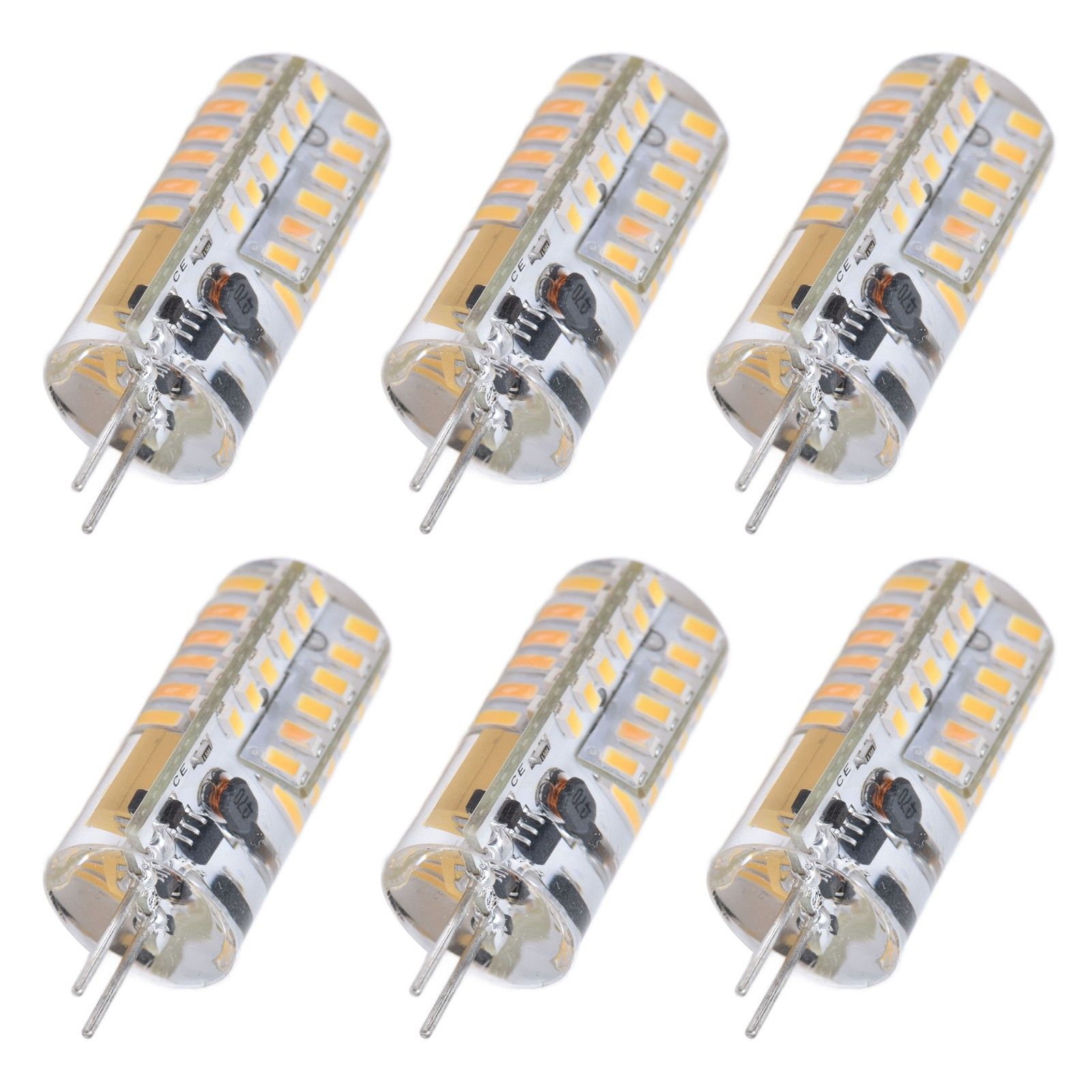 6Pcs LED Bulb Easy Install Light Transmission Uniform Light Output Color Bulb view 8