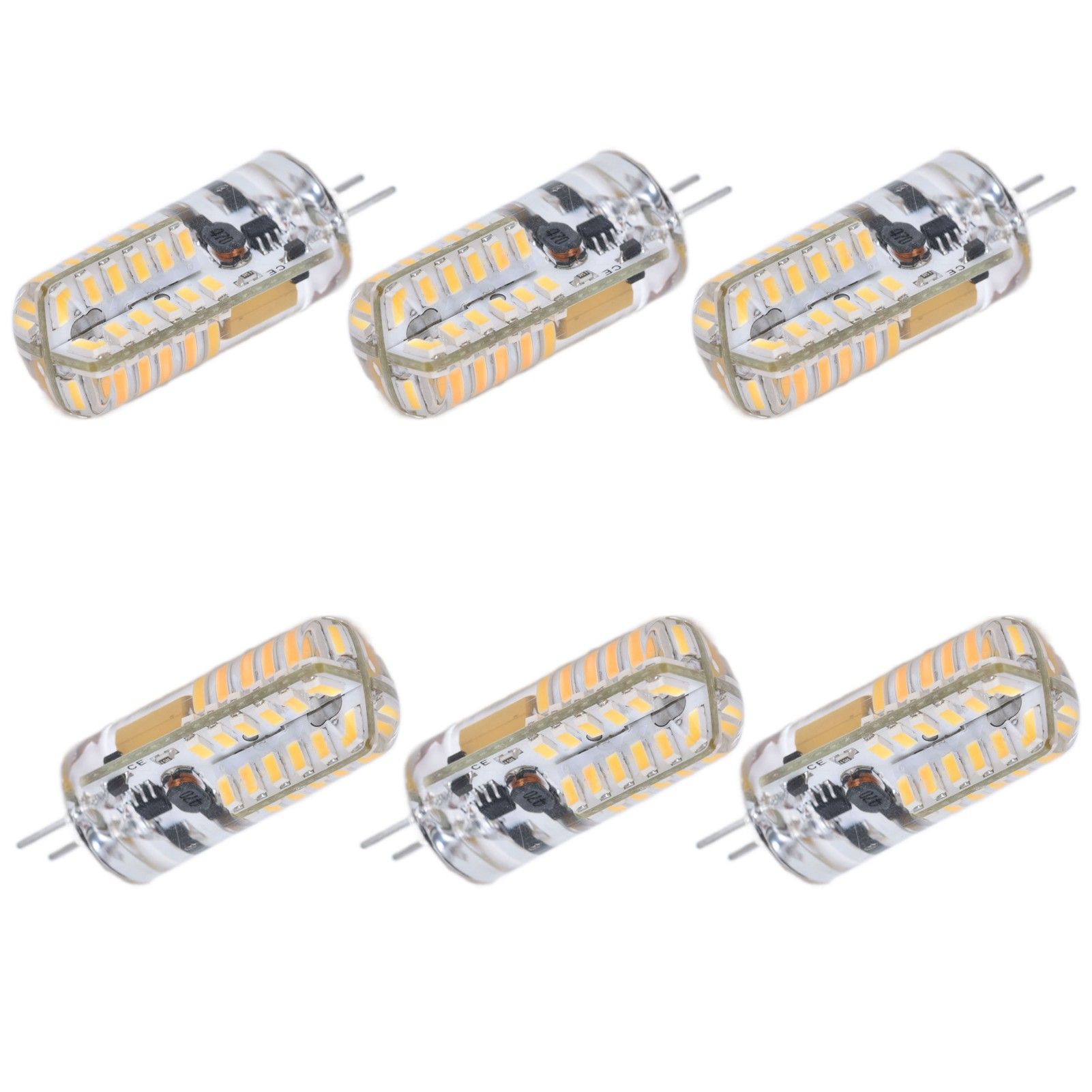 6Pcs LED Bulb Easy Install Light Transmission Uniform Light Output Color Bulb view 9