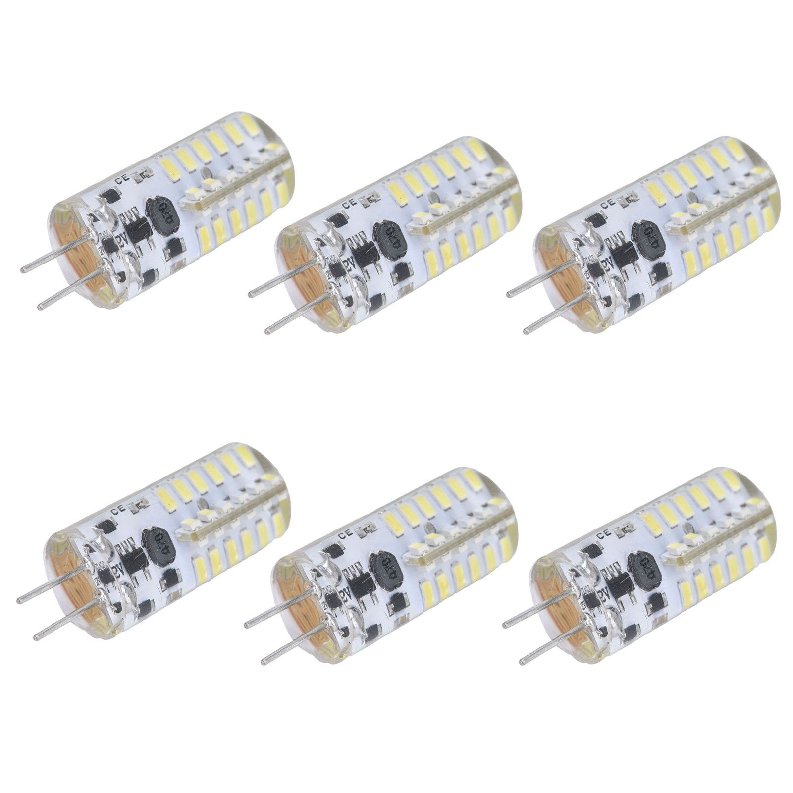 6Pcs LED Bulb Easy Install Light Transmission Uniform Light Output Color Bulb view 2