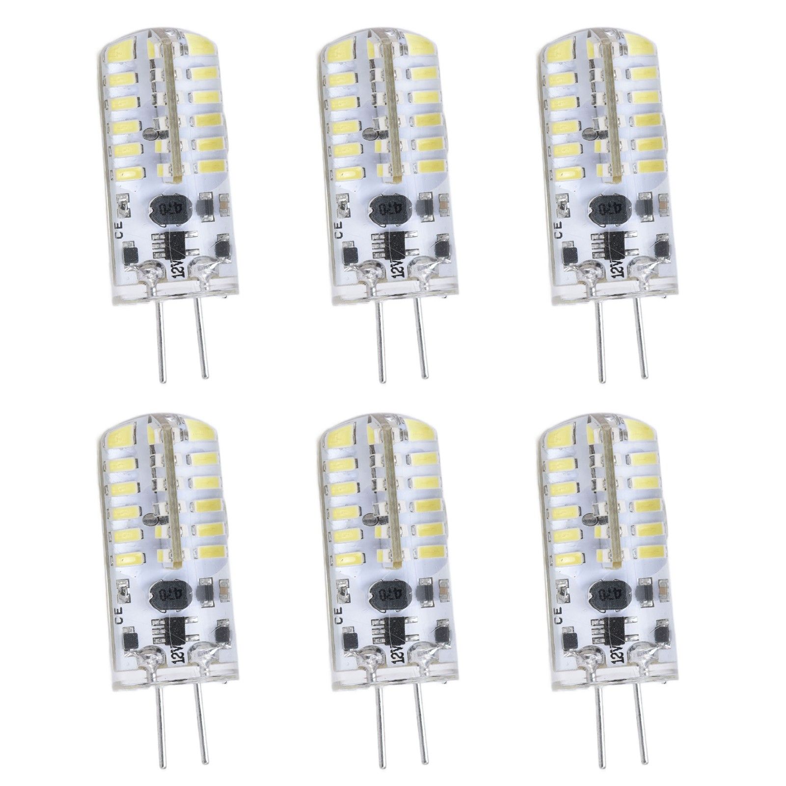 6Pcs LED Bulb Easy Install Light Transmission Uniform Light Output Color Bulb view 8