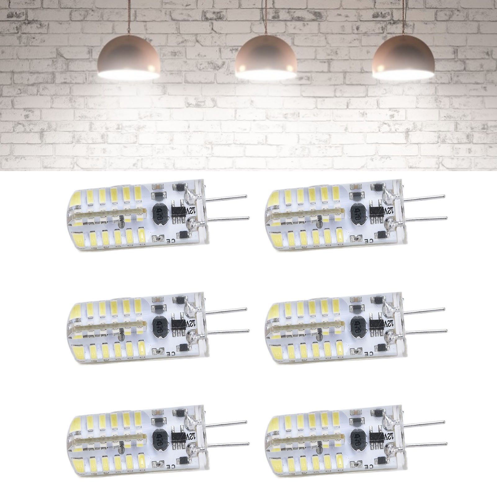 6Pcs LED Bulb Easy Install Light Transmission Uniform Light Output Color Bulb view 12