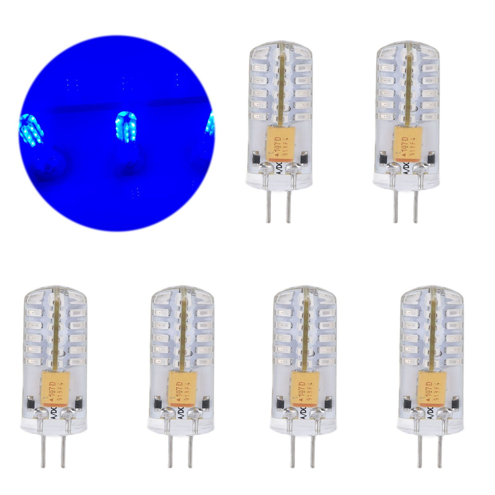 6Pcs LED Bulb Easy Install Light Transmission Uniform Light Output Color Bulb view 11