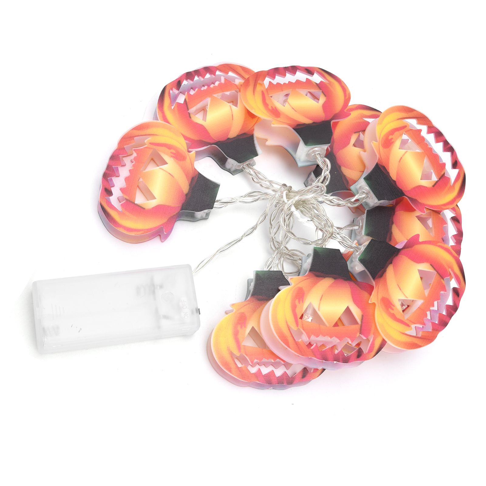 10LED Hollow Pumpkin String Lights Indoor Outdoor Halloween Festival Party view 3