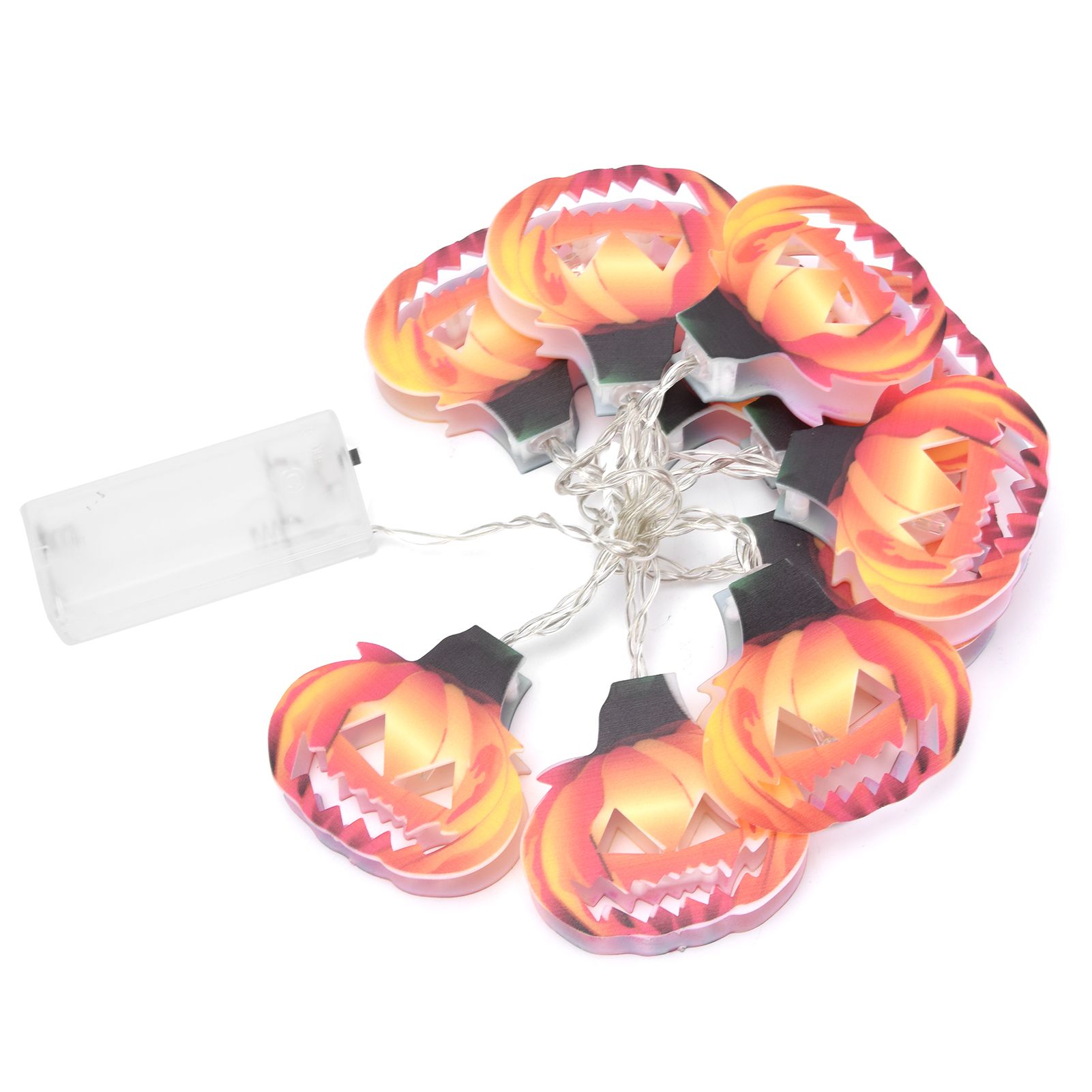 10LED Hollow Pumpkin String Lights Indoor Outdoor Halloween Festival Party view 4