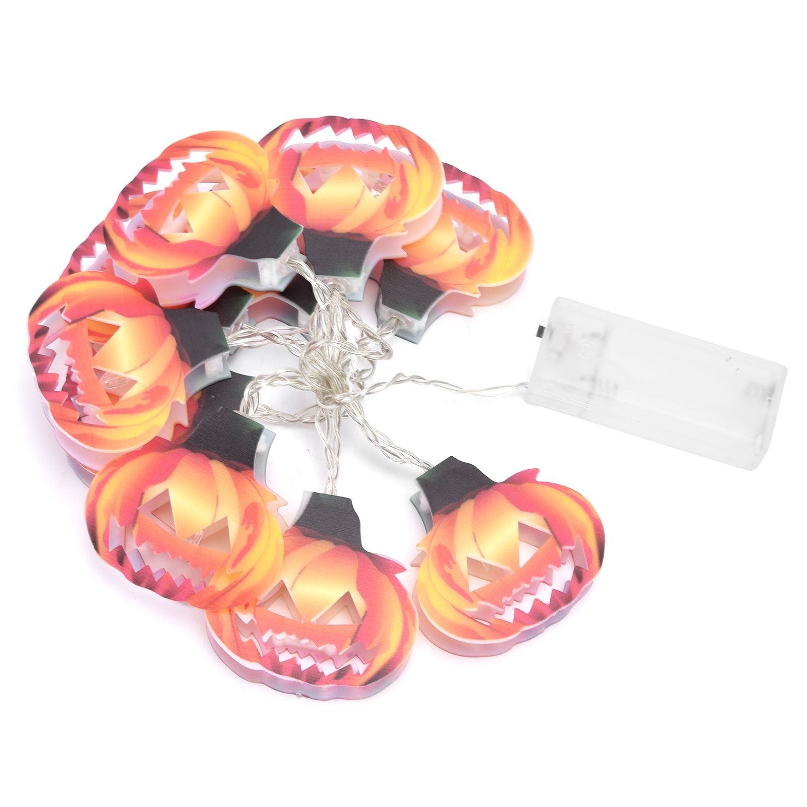 10LED Hollow Pumpkin String Lights Indoor Outdoor Halloween Festival Party view 5