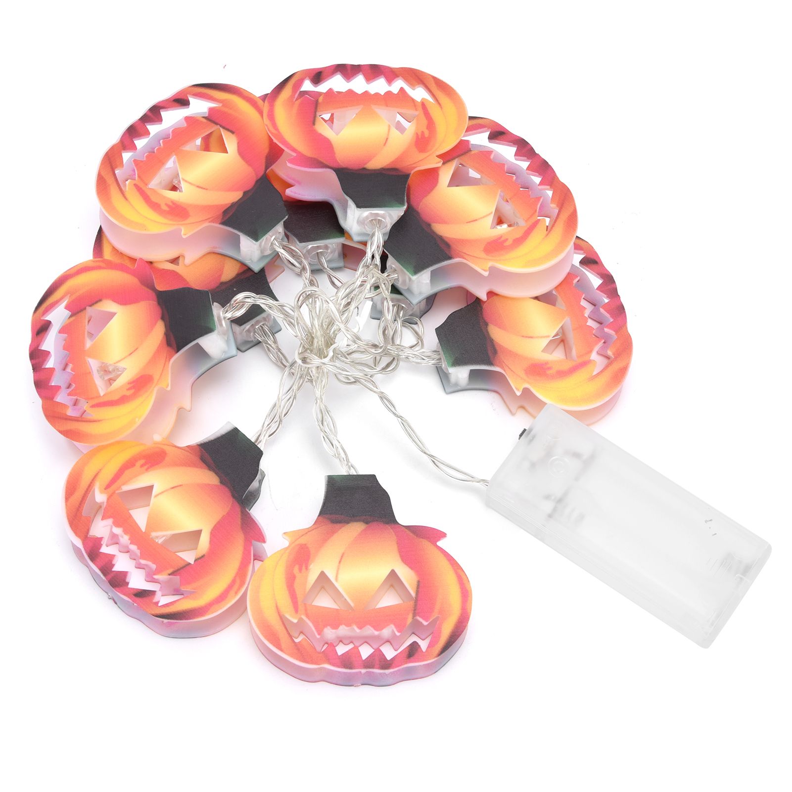 10LED Hollow Pumpkin String Lights Indoor Outdoor Halloween Festival Party view 7