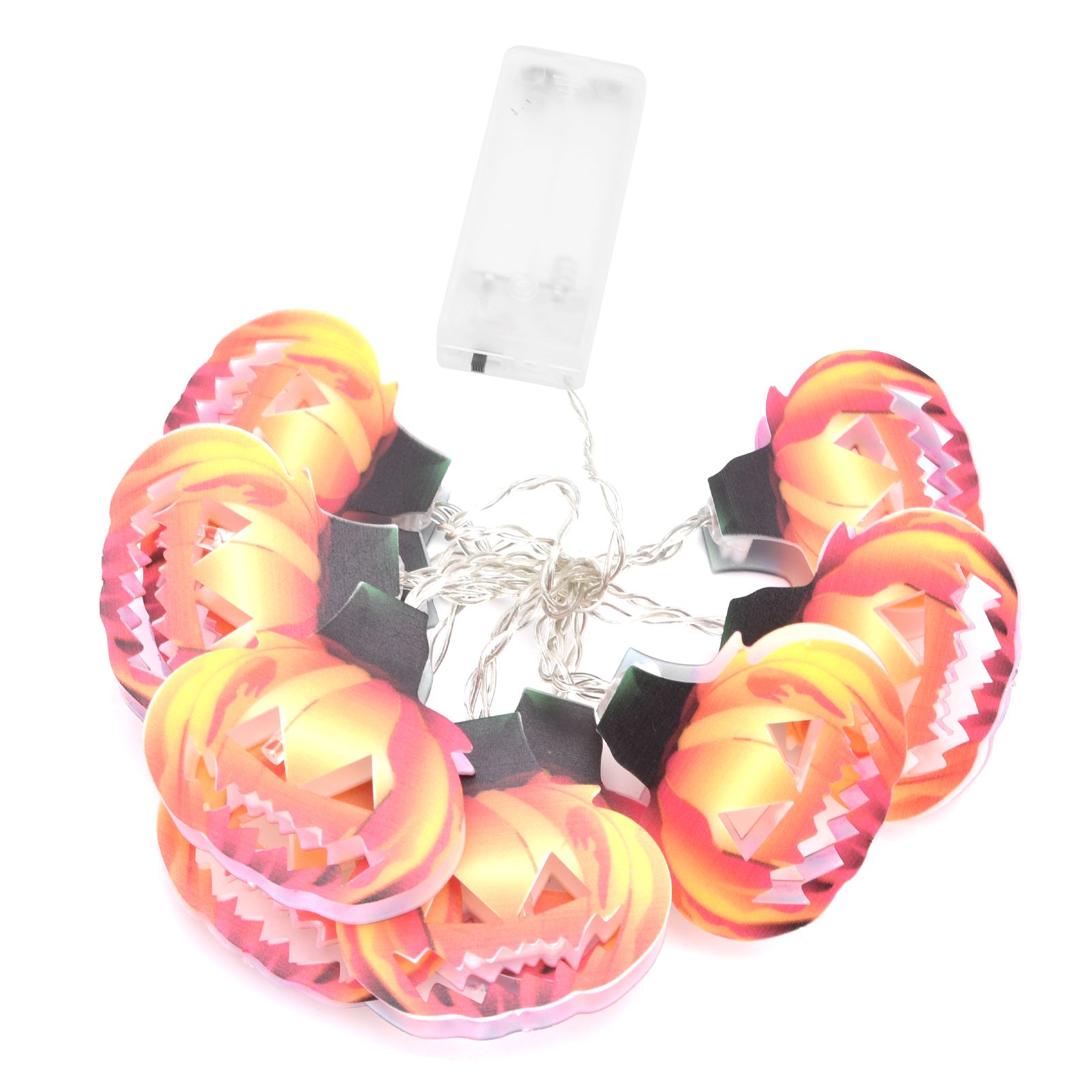 10LED Hollow Pumpkin String Lights Indoor Outdoor Halloween Festival Party view 8