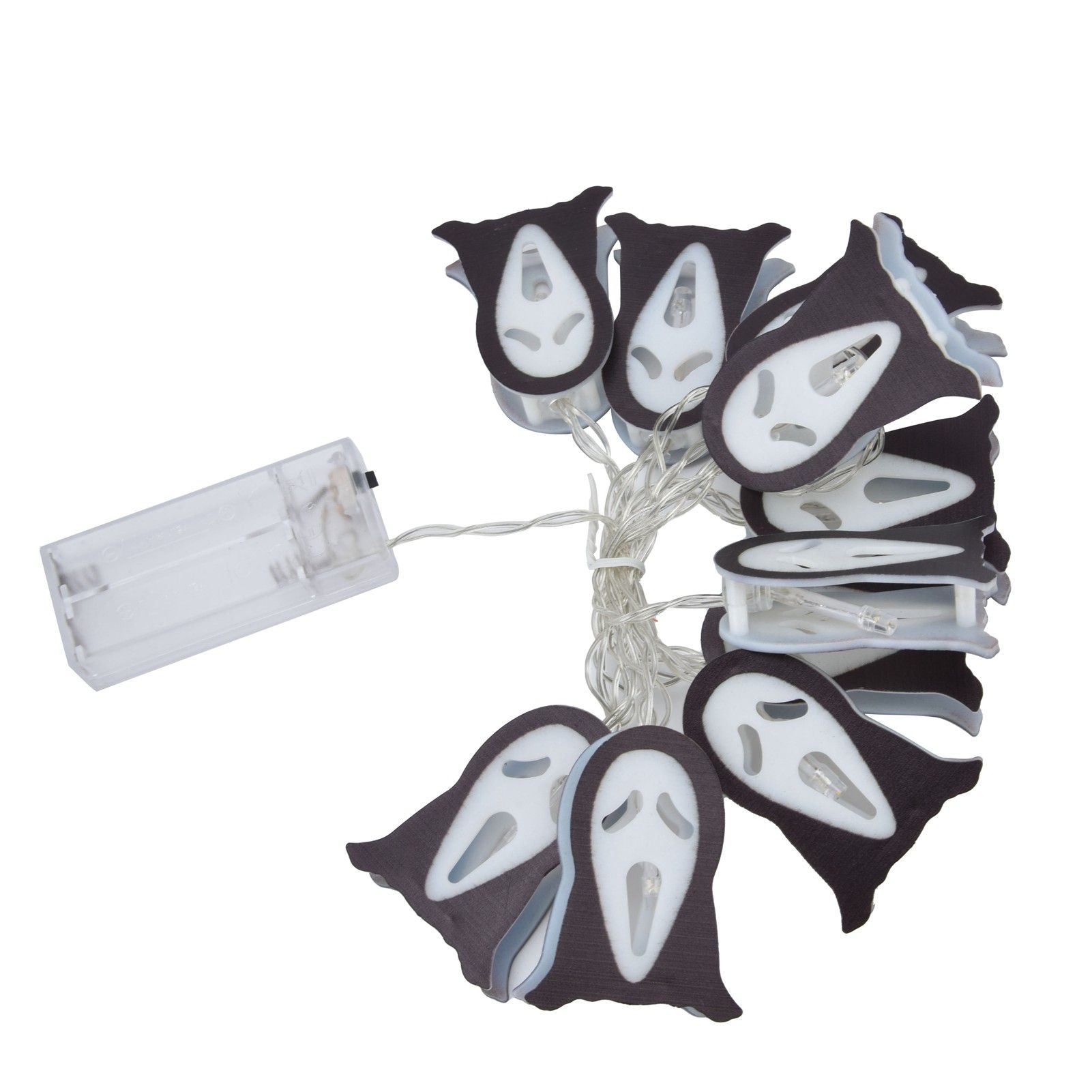 Halloween Ghosts String Lights 10LED String Light for Outdoor Indoor Holiday view 3