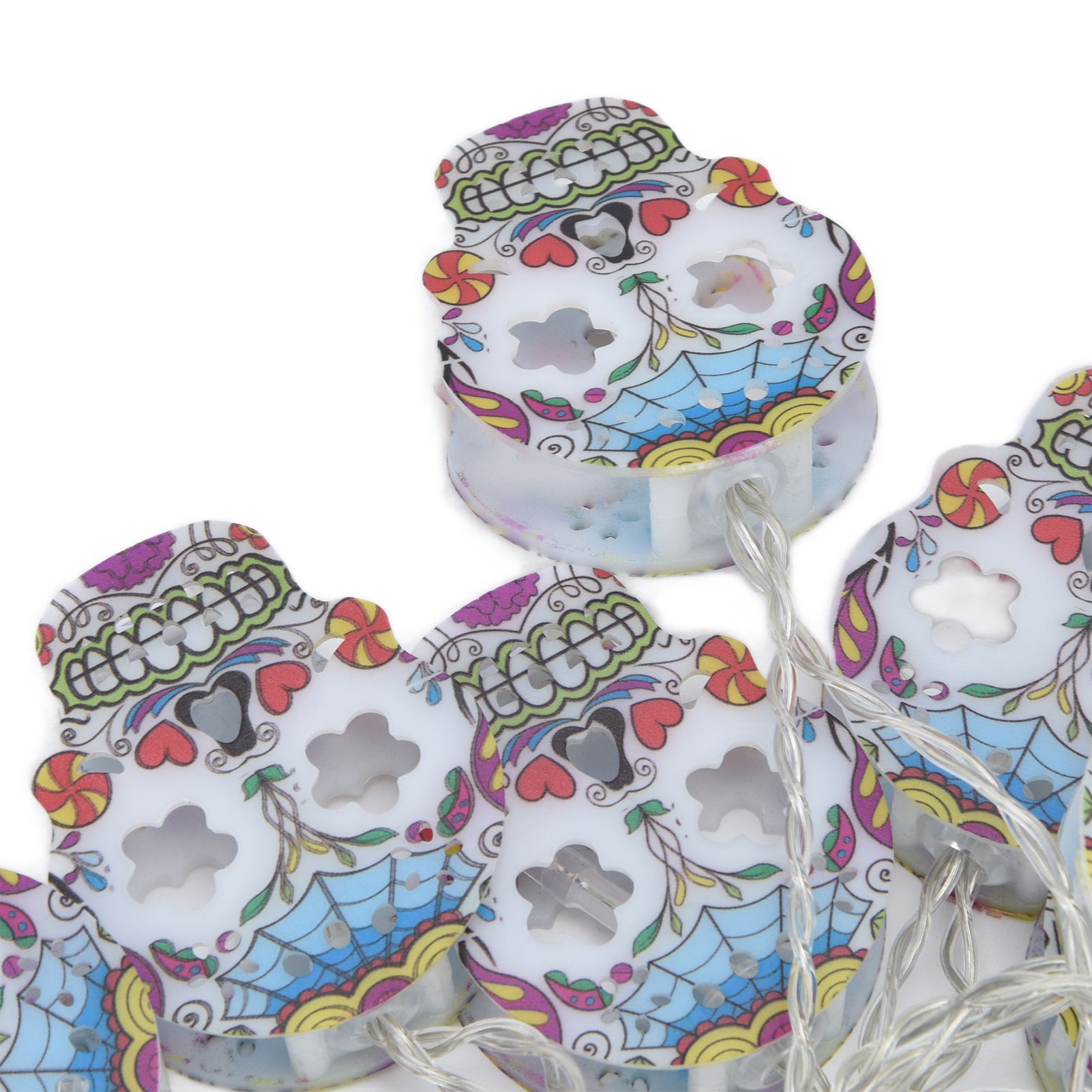 10LED Skull String Lights Halloween String Lights for Festival Party Holiday view 14