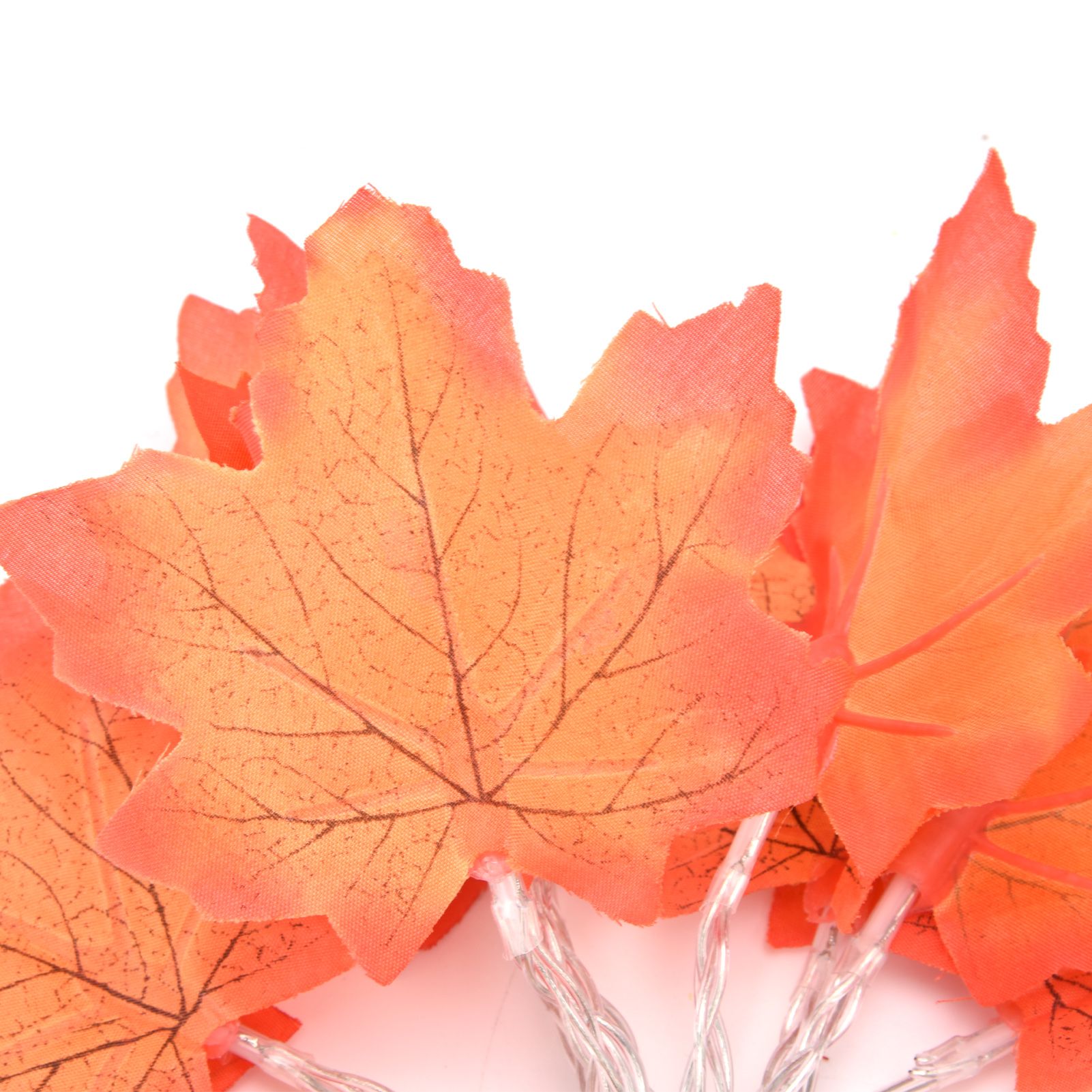 LED String Light Autumn Pumpkin Red Maple Leaves String Light with 20LEDs for view 15
