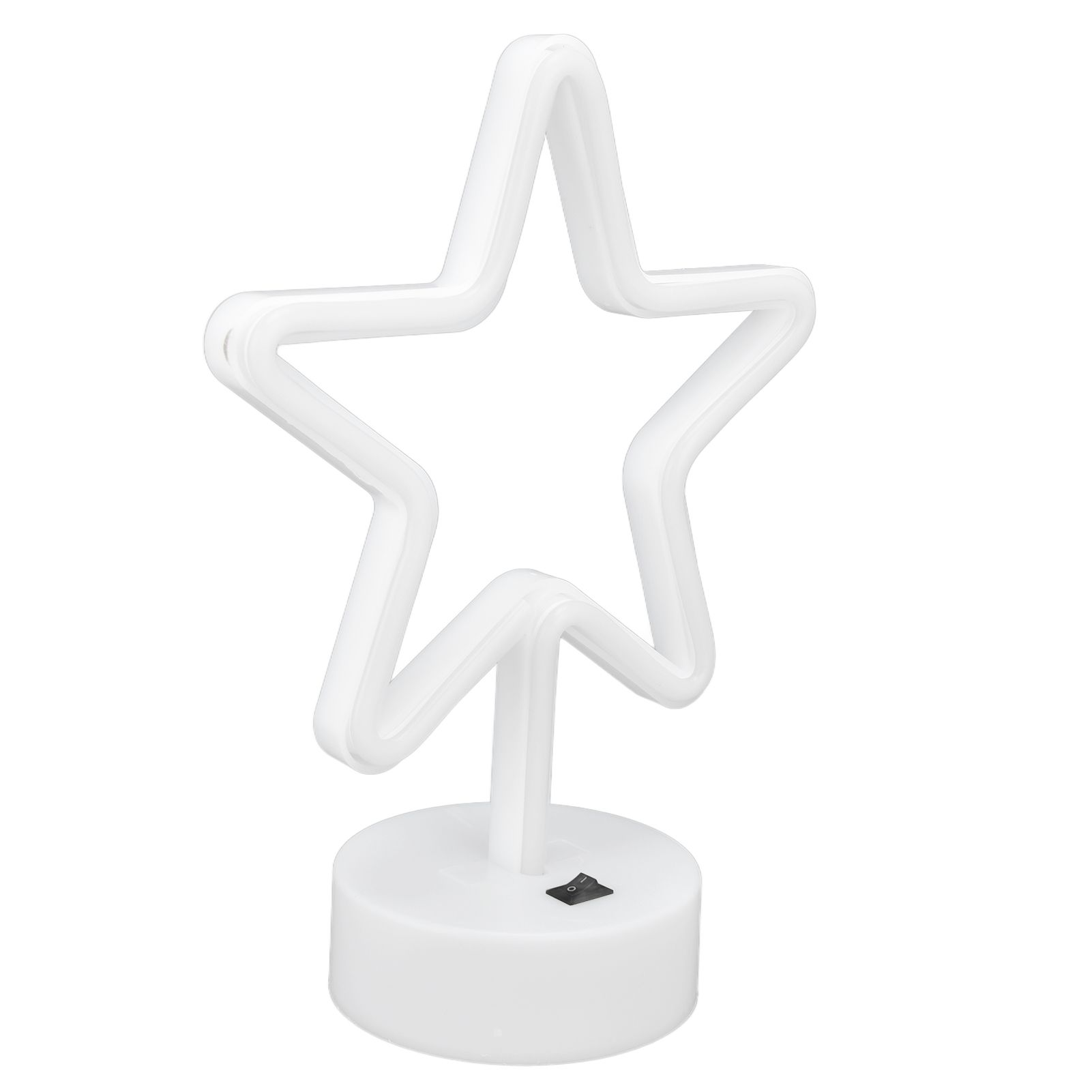 LED Desk Lamp USB Five Pointed Star Warm Light Neon Sign Bedroom Bar Holiday view 2