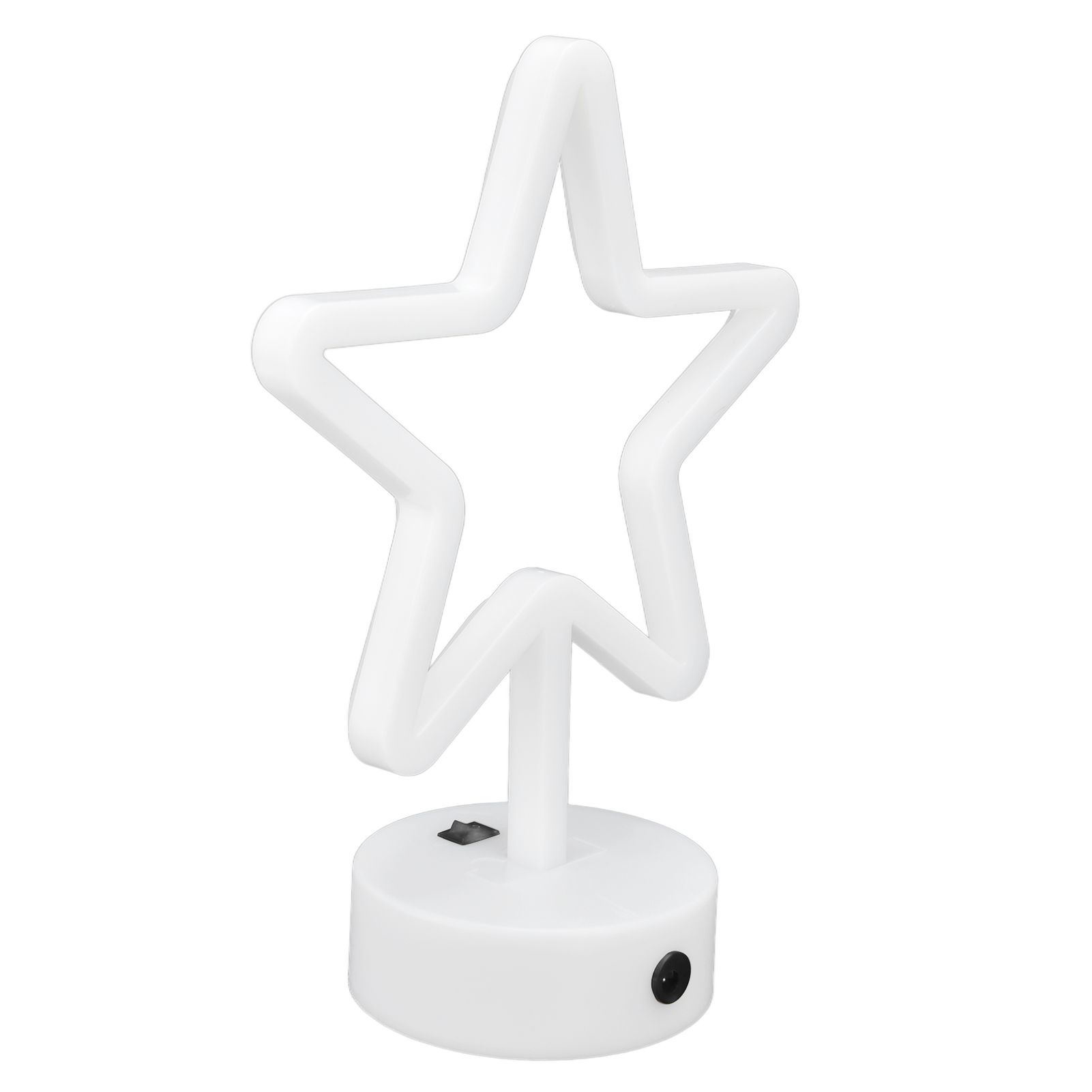 LED Desk Lamp USB Five Pointed Star Warm Light Neon Sign Bedroom Bar Holiday view 4