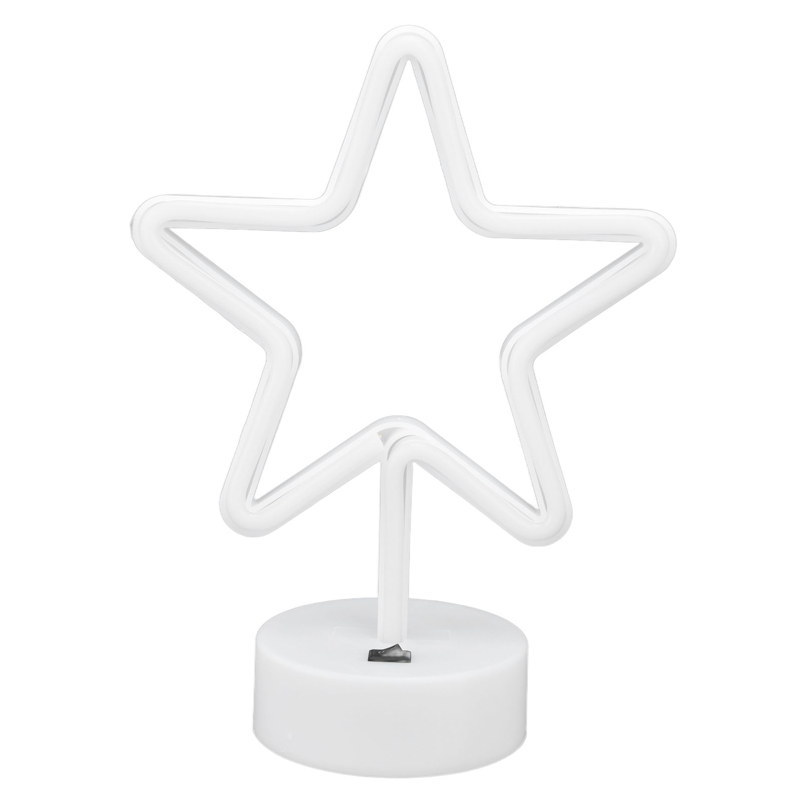 LED Desk Lamp USB Five Pointed Star Warm Light Neon Sign Bedroom Bar Holiday view 5