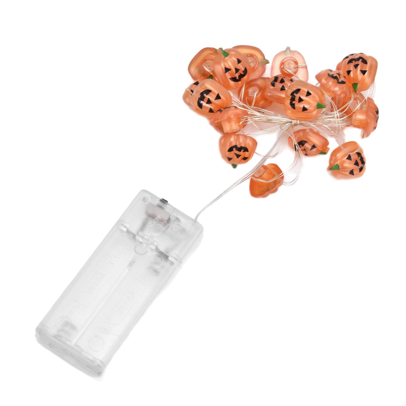 2m 20LED Pumpkin String Lights Battery Powered Decorative Lamp for Outdoor view 3