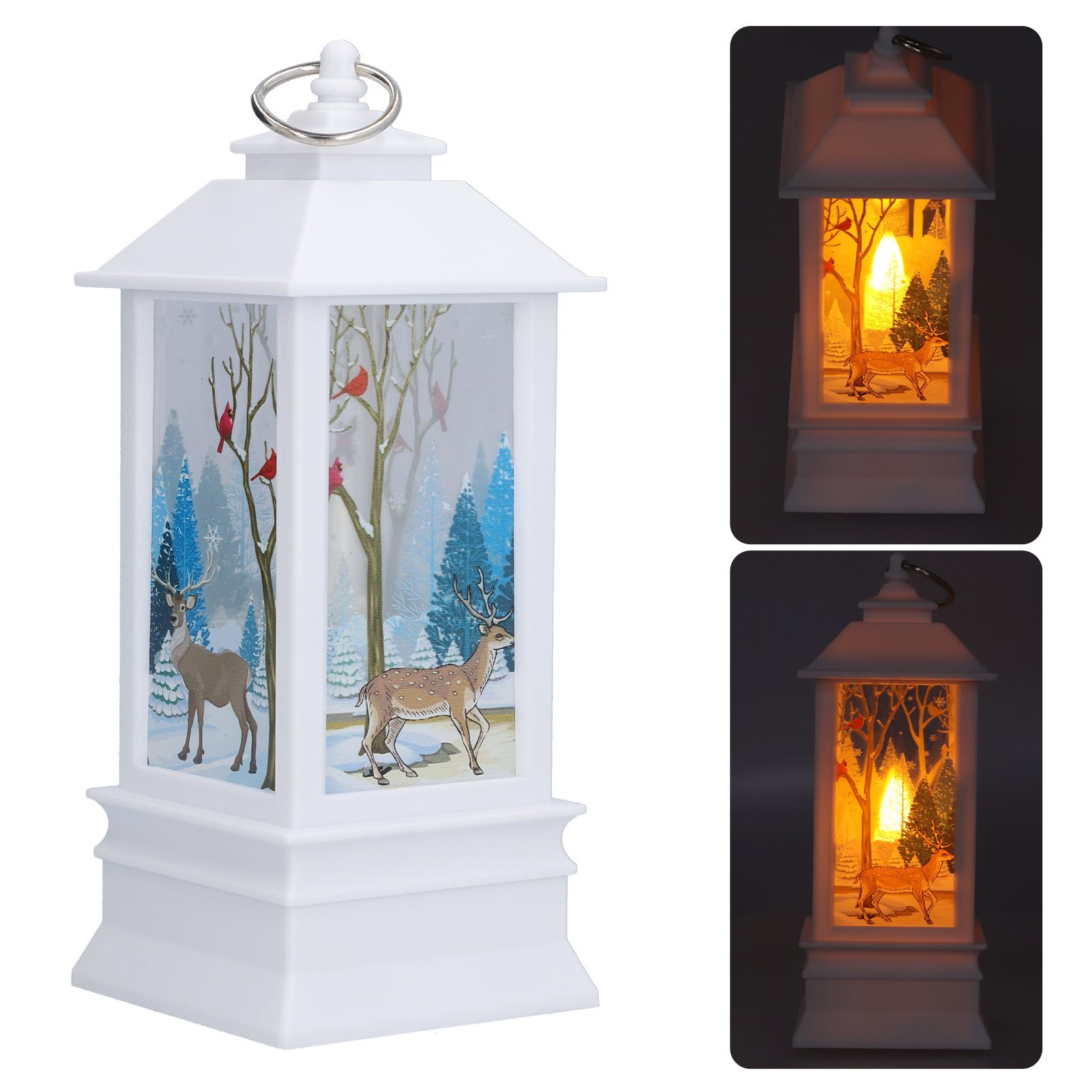 LED Lantern Elk Desktop Warm Light Personalized Christmas Light for Home view 9