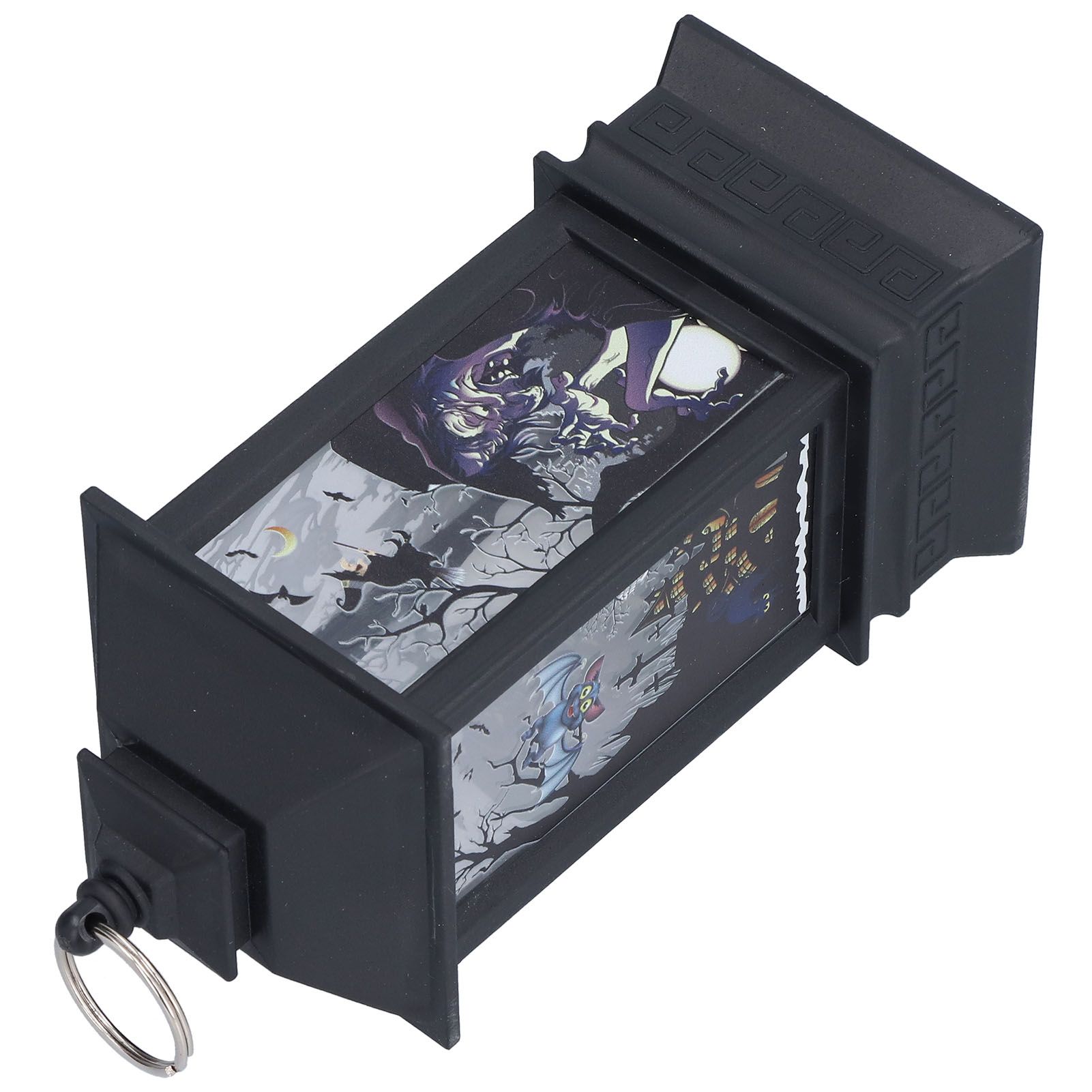 Halloween Lantern LED Witch Pattern Night Light Simulated Candle Flame Light view 9