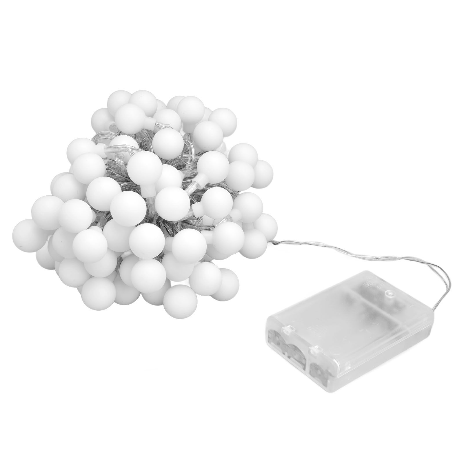 10m LED Artificial Pearl String Lamp 100LED Decorative Spherical String Light view 2