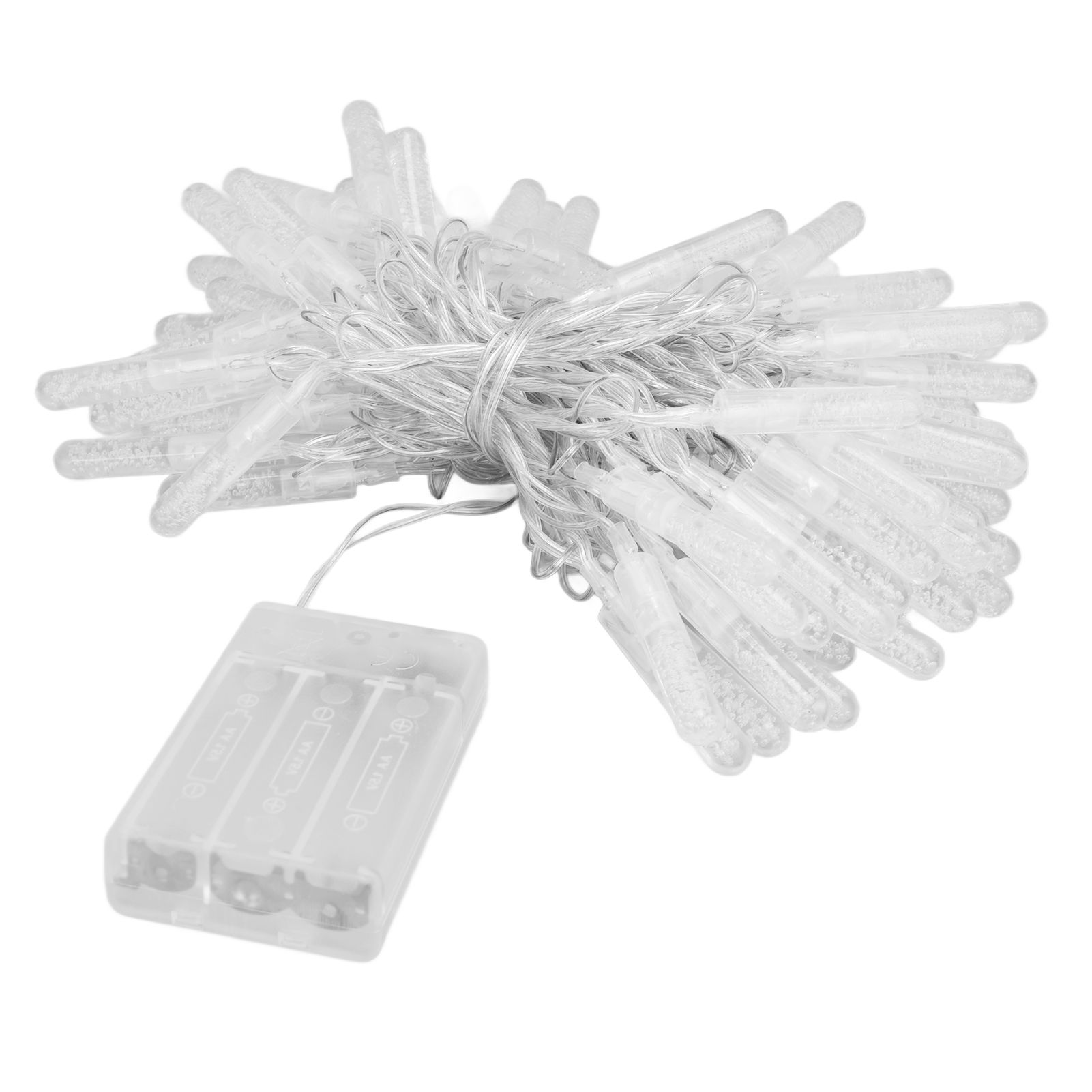 100LED Crystal String Lights 10M String Lamp with 2 Lighting Modes for Holiday view 4