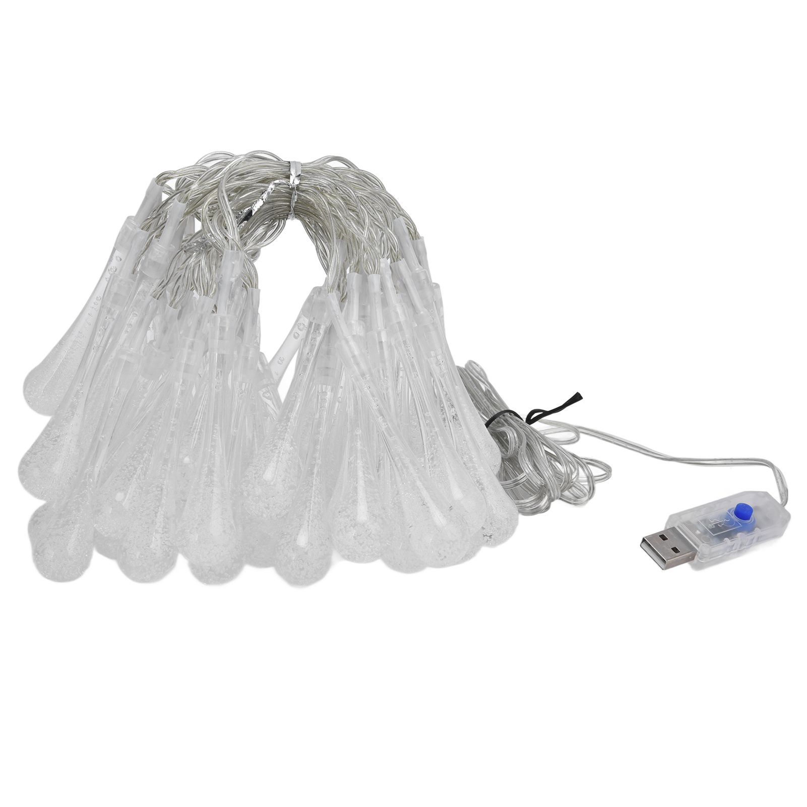 50LED String Lights Waterproof 16 Color RGB String Lamp with 8 Modes for Patio view 9