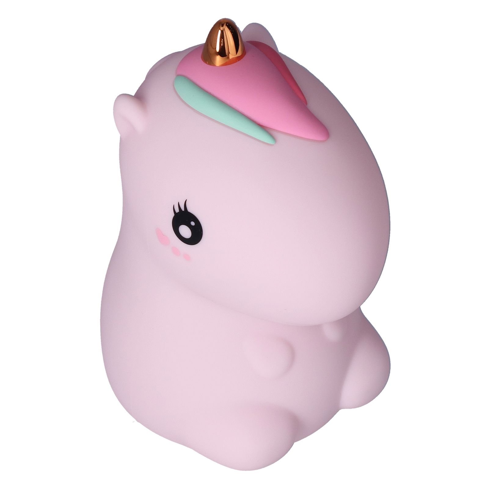 Cute Night Light Cute USB Rechargeable Silicon Lamps with 7 Color Change for Kids view 4