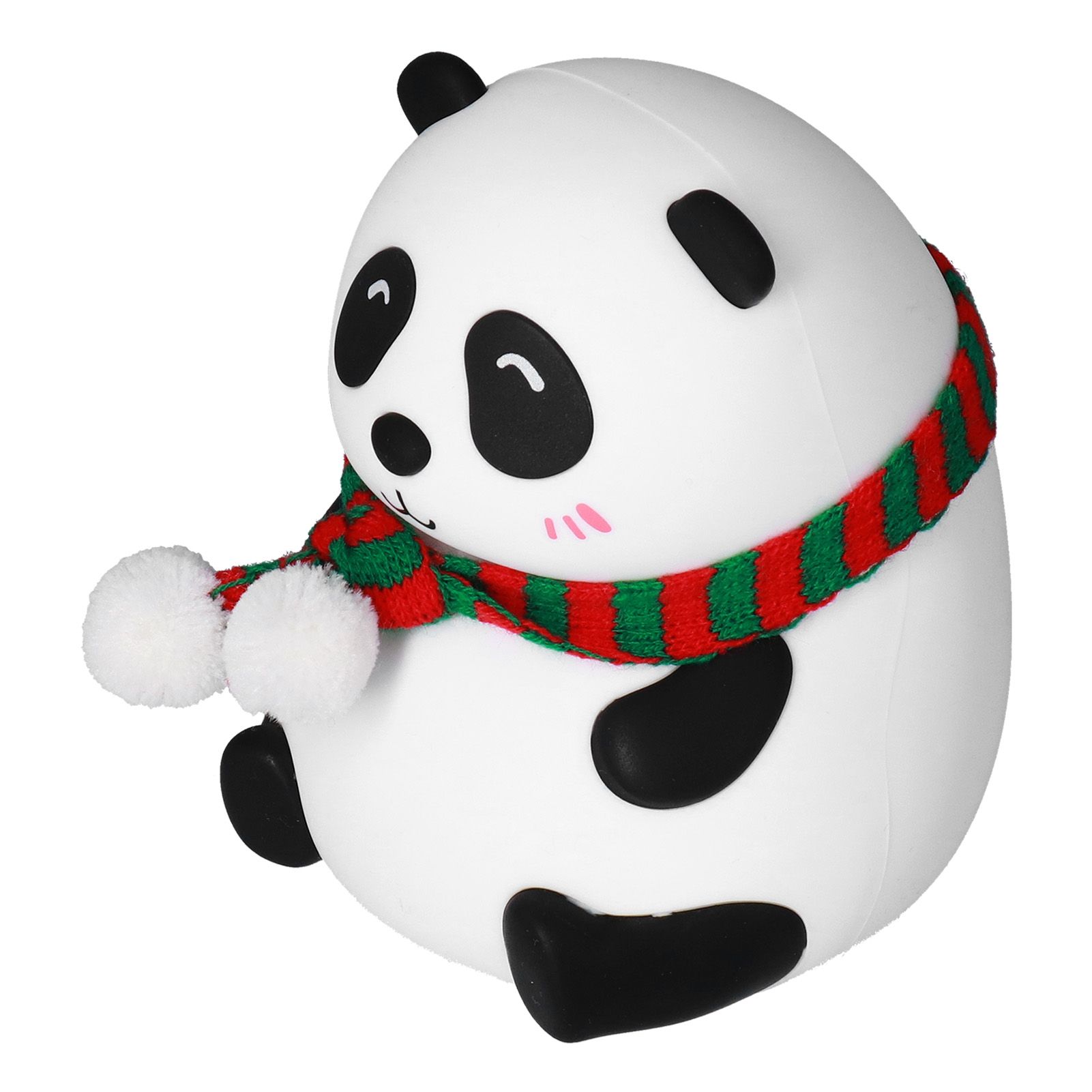 Panda Shape Tap Night Light with 7 Colors Changing USB Charging Silicone Lamp view 7