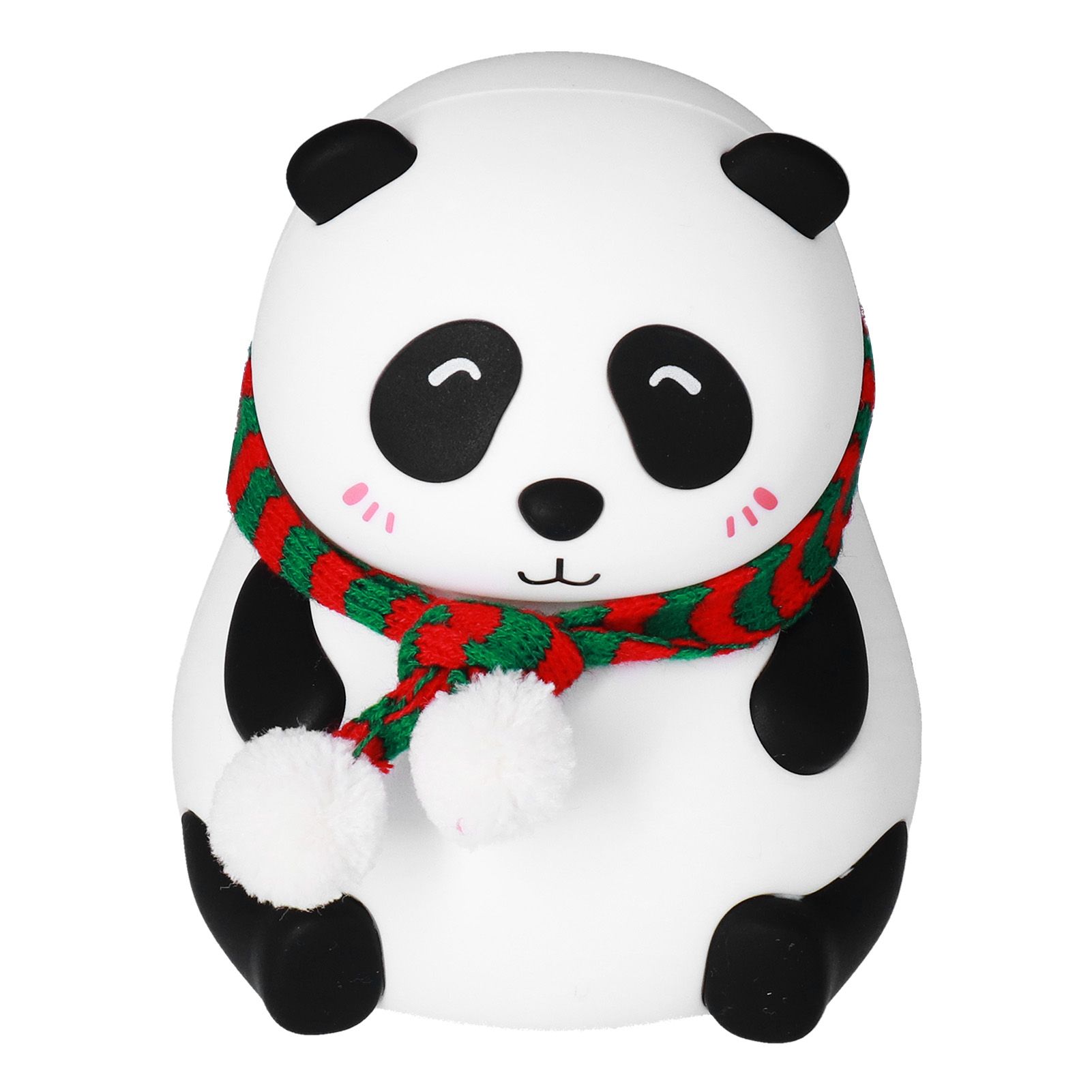 Panda Shape Tap Night Light with 7 Colors Changing USB Charging Silicone Lamp view 8