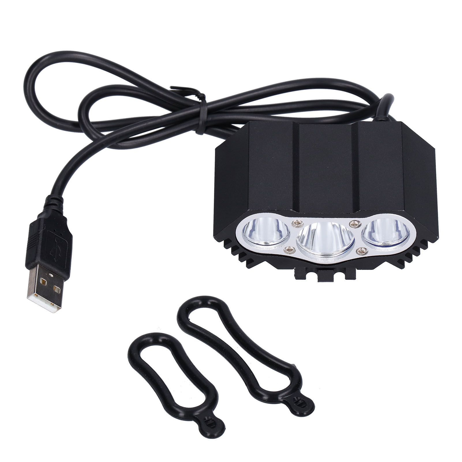 Bicycle Light 3LED High Brightness Mountain Bike Front Light USB Powered Bike