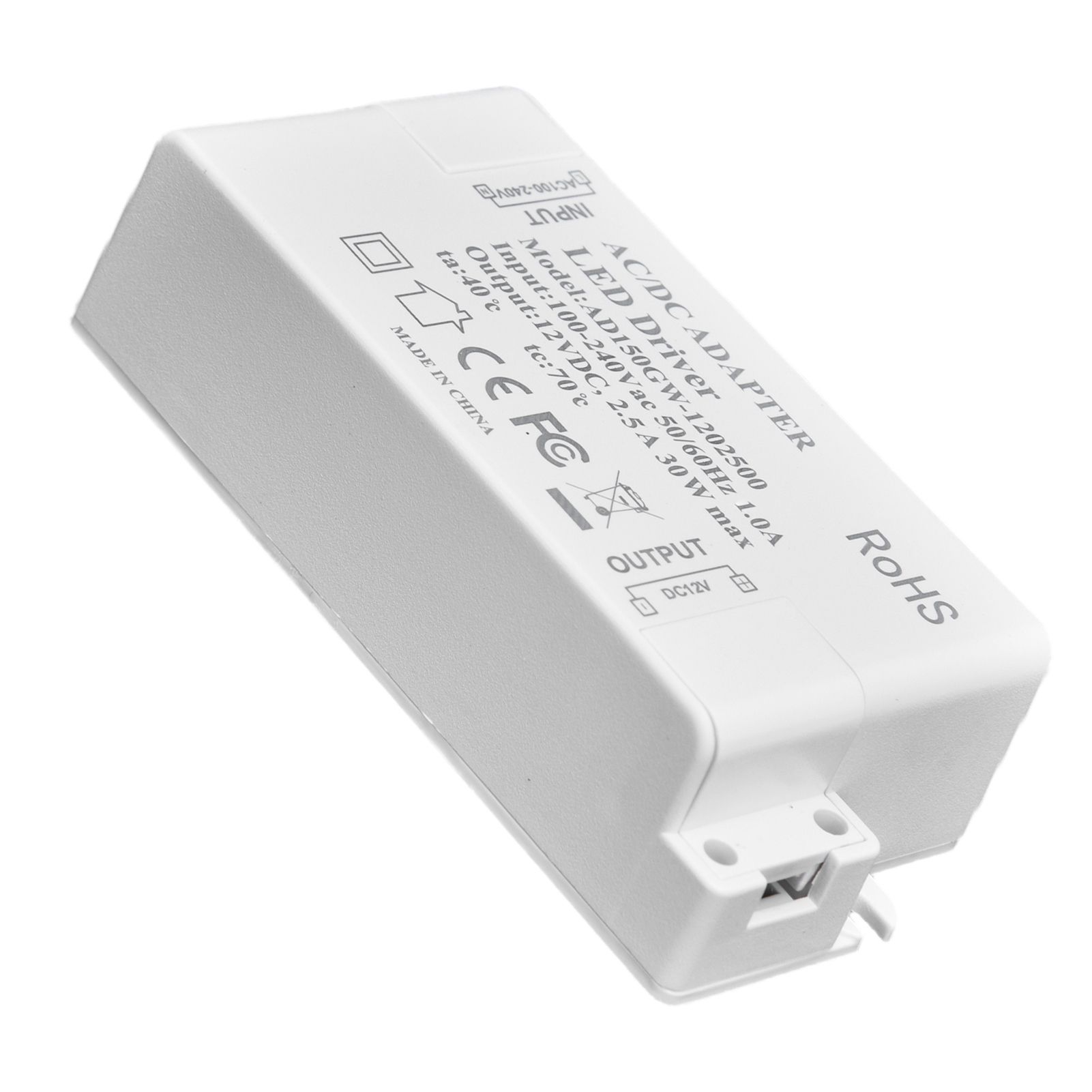 30W DC 12V 2.5A LED Driver Constant Voltage No Flicker LED Light Transformer view 3