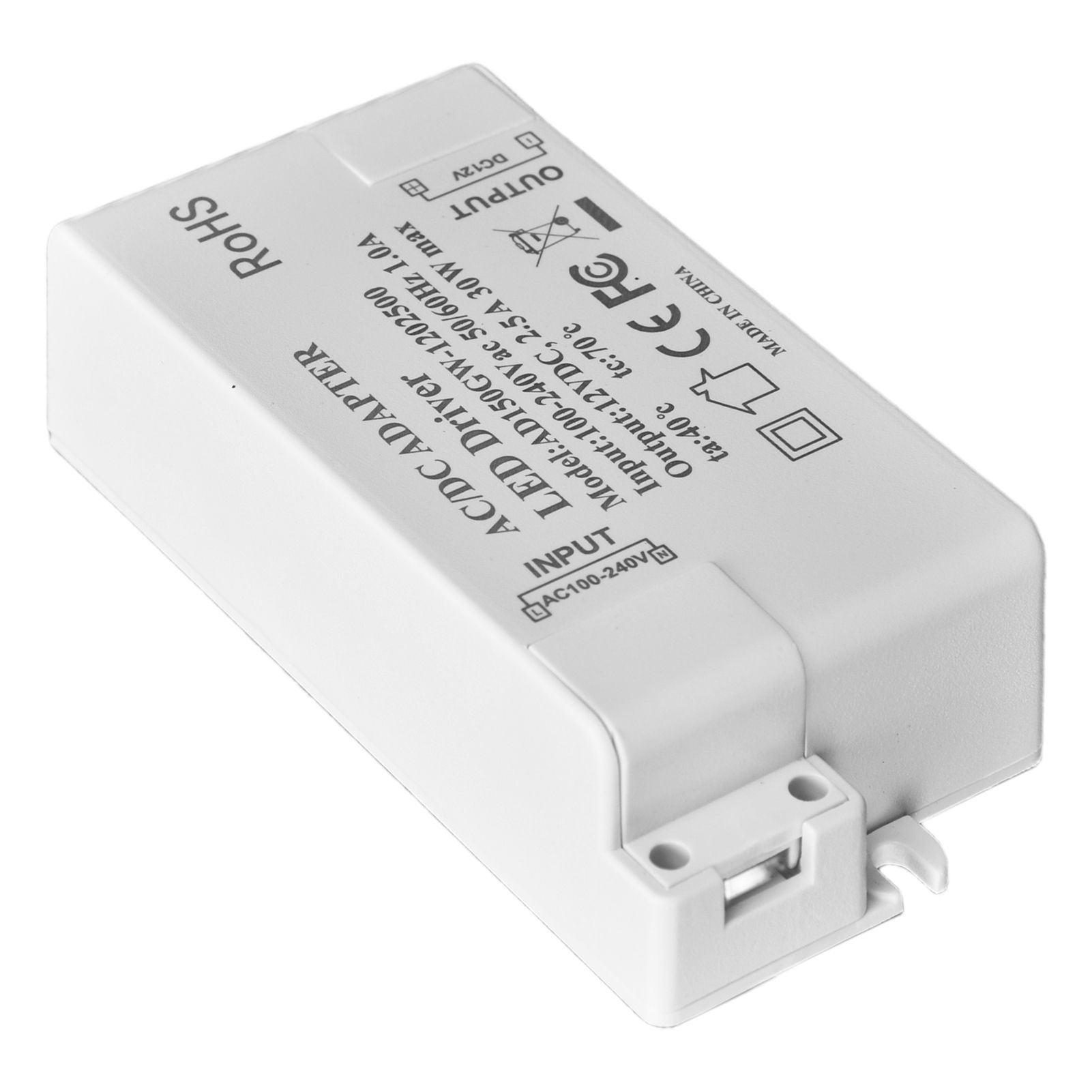 30W DC 12V 2.5A LED Driver Constant Voltage No Flicker LED Light Transformer view 7