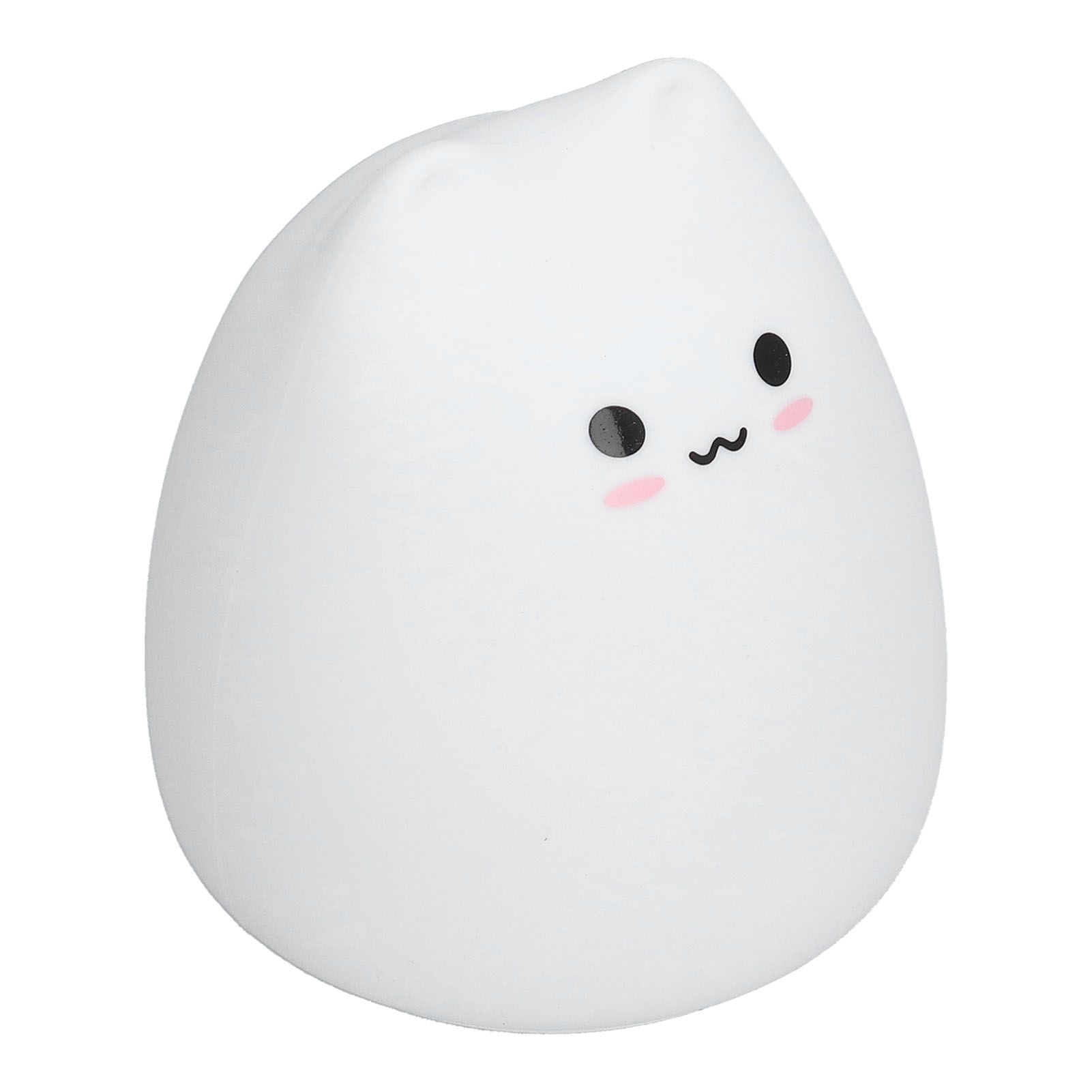 LED Tap Lamp Cat Shaped 7 Colors Changing Silicone Night Light for Home view 4