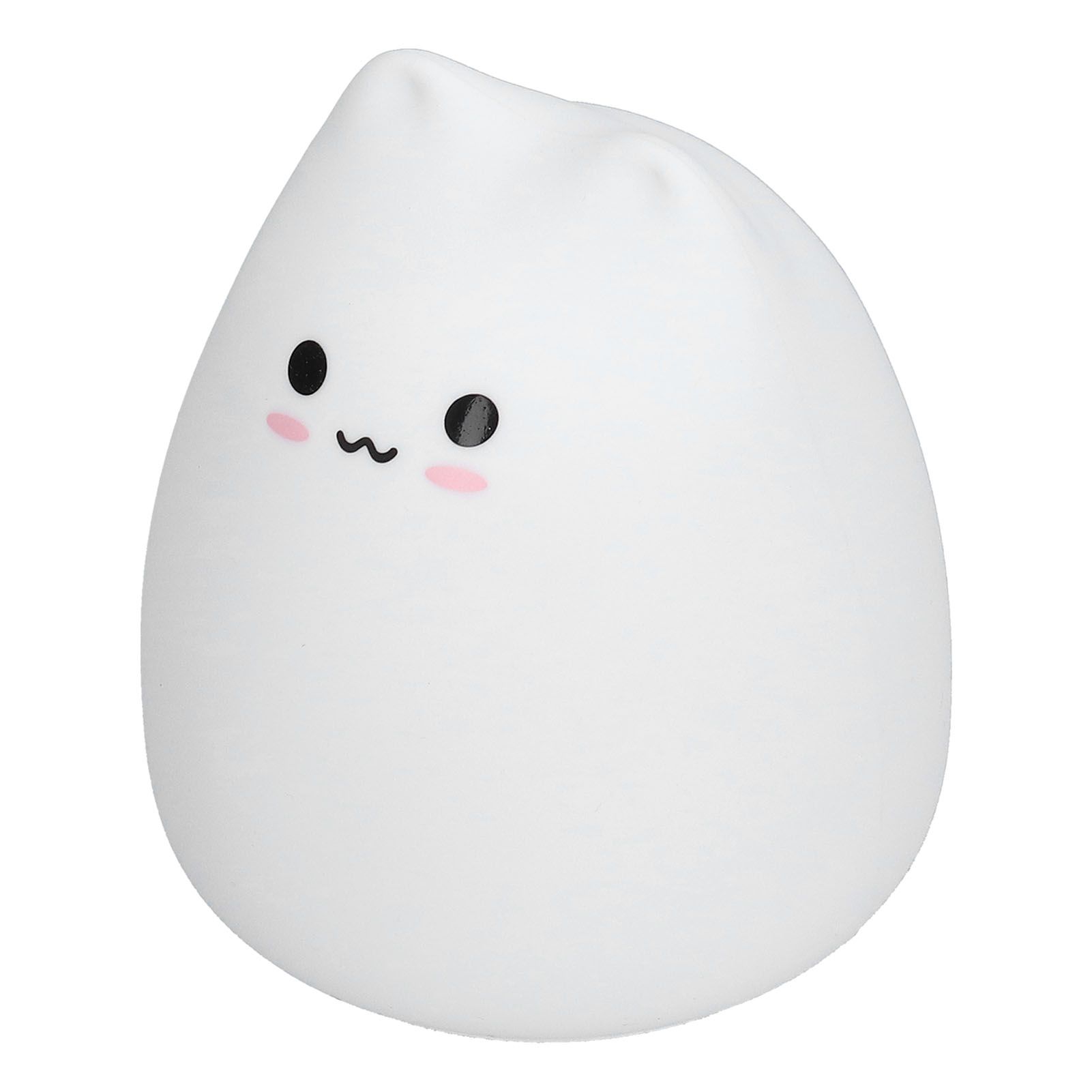 LED Tap Lamp Cat Shaped 7 Colors Changing Silicone Night Light for Home view 5