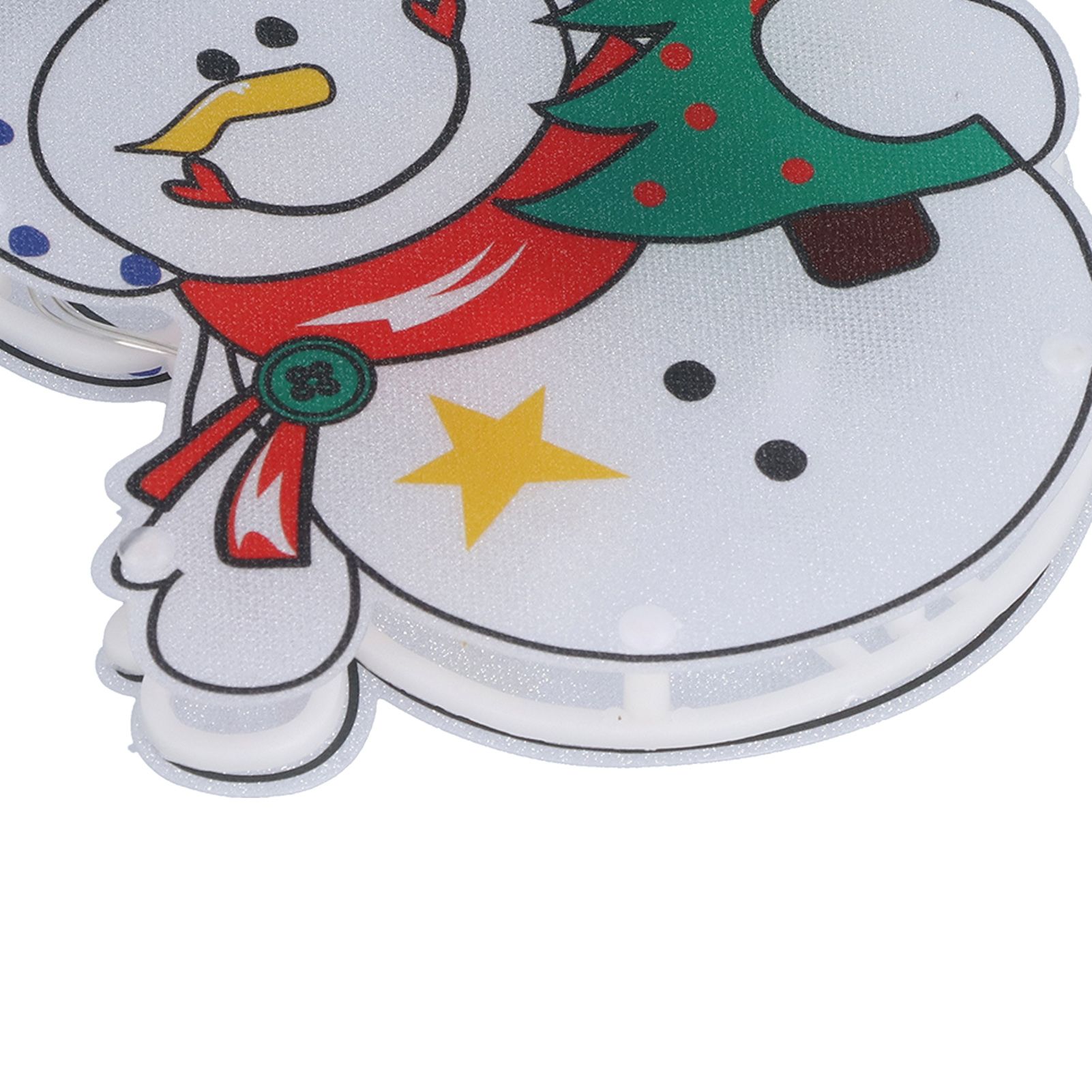 Christmas Snowman LED Window Light Battery Powered Hanging Light with Suction view 13